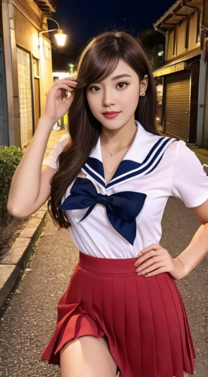 beautiful girl, (highest quality:1.4), (Very detailed), (Very detailed美しい顔), Look forward, 日本のSailor suit, Great face and eyes, iris,Medium Hair, Black Hair, (Sailor suit, school uniform:1.2), Short sleeve,Smooth, Highly detailed CG composite 8k wallpaper, High-resolution RAW color photos, Professional photography, Light, BackLight, dream-like, impressive, Written boundary depth、Japanese Classroom、