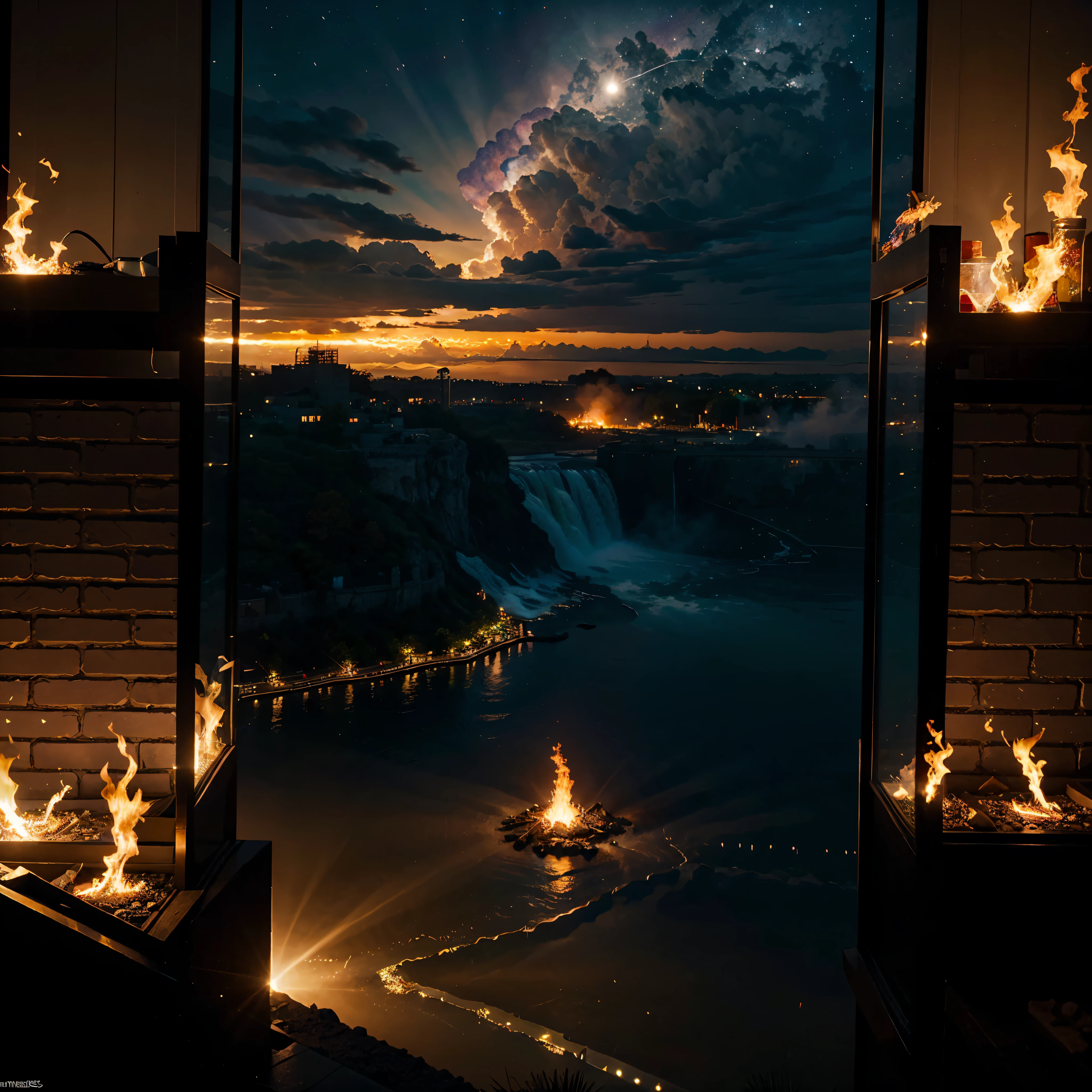 galaxy colorgalaxy stars spacious nebula starry_sky Sunset Colorful SunRise panoramic sunshine, themoon, optic, fanciful,It was dark,storming,salama,in a panoramic view,Photos taken from video games in large cities with a large population, an ancient city on fire, background of invading army, Beautiful rendering of the Three Kingdoms period, The scene of the war, Background: Battle scene, invading army background, The consequences of a big war, heroic battle scene, epic battle scene, Siege ultra_high-def ultra_Photo-realistic optimal ultra_high-quality opengl-shaders ultra_high-details accurate reflex ultra_high-res perfection volumetric lightning improved Octane_rendues UHD XT3 DSLR HDR 3dcg analogiques extatiques symmetrical onyx rubis summon floraison invoque viceroy magic incandescente creature CGSCOSITY butterfly Cristallines Monarch wings sundrop flash blow glow opale straight chrome flat lava bands population Tourmaline plasma "Niagara Falls" hearth glass mirror monster Fire Blast Flame saturate luminescence backlight shadow Chef-D' tattoo Bruce_Weber ??? naked nsfw varied multi etc. --s 1000 --c 20 --q 20 --chaos 100