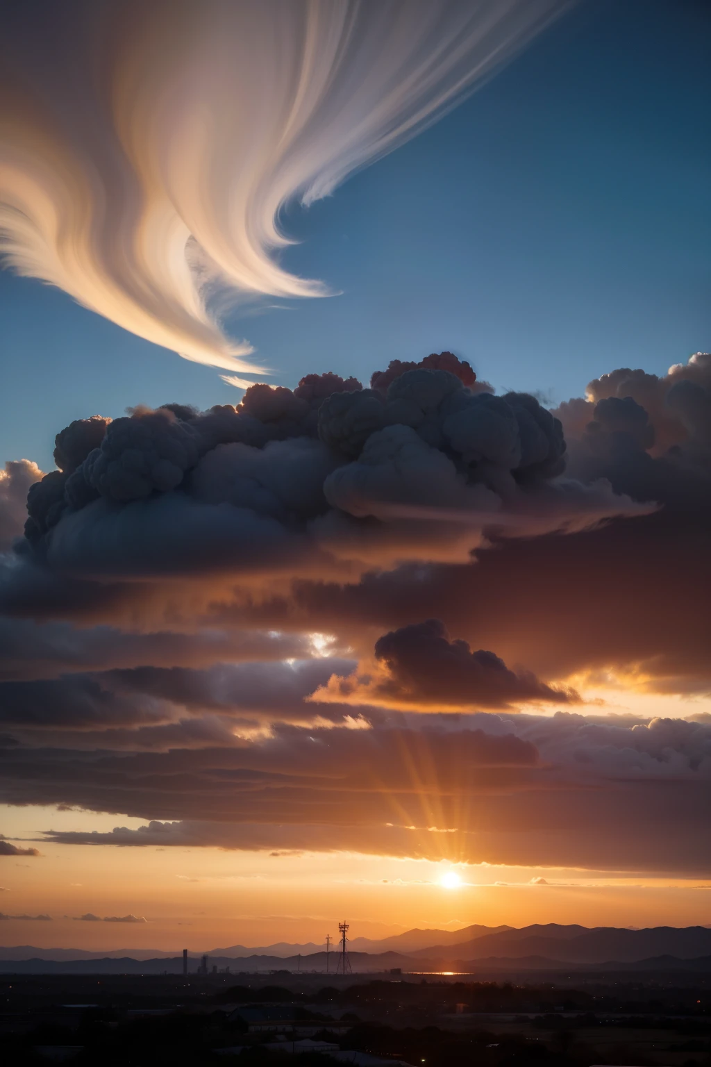 Planetas atingem a Terra,O enorme impacto provocou nuvens monstruosas