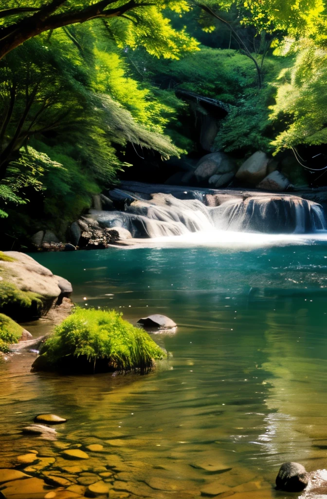 （landscape）drop、drop、water、beautiful、beautiful、Shines、
（figure）Kids playing、2 people、men and women、Brother and sister、sister waving、brother sitting on a rock