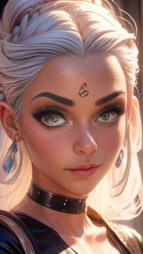 ((trabalho de arte)), ((melhor qualidade)), ((directly in sight):1.6), (tiro de vaqueiro): 1.0), (hard Luzing, volumetric Luzing: 1.0). Uma mulher, 26 anos de idade, ((platina_cabelo)), branco, silver cabelo, long cabelo, dreadlocks, platina eyebrows, ((platina_cabelo):1.0), translucent black blouse, ( translucent fabric: 1.0), garota linda, ((perfeito_face)), perfeito facial proportions, tamanho de olho adequado, formato de nariz adequado, Luz_verde_olhos, pele clara, pale complexion, ((perfeito_face):1.2), (perfeito body: 1.0), tatuagem tribal no corpo. --Com: 0.4
