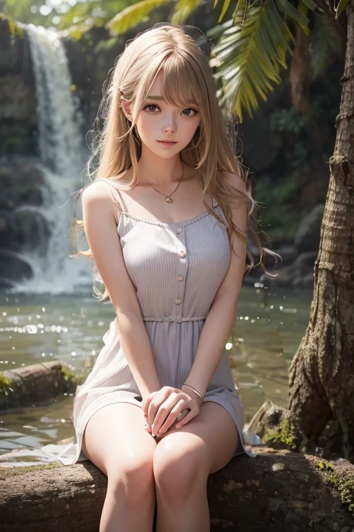 Sitting in nature