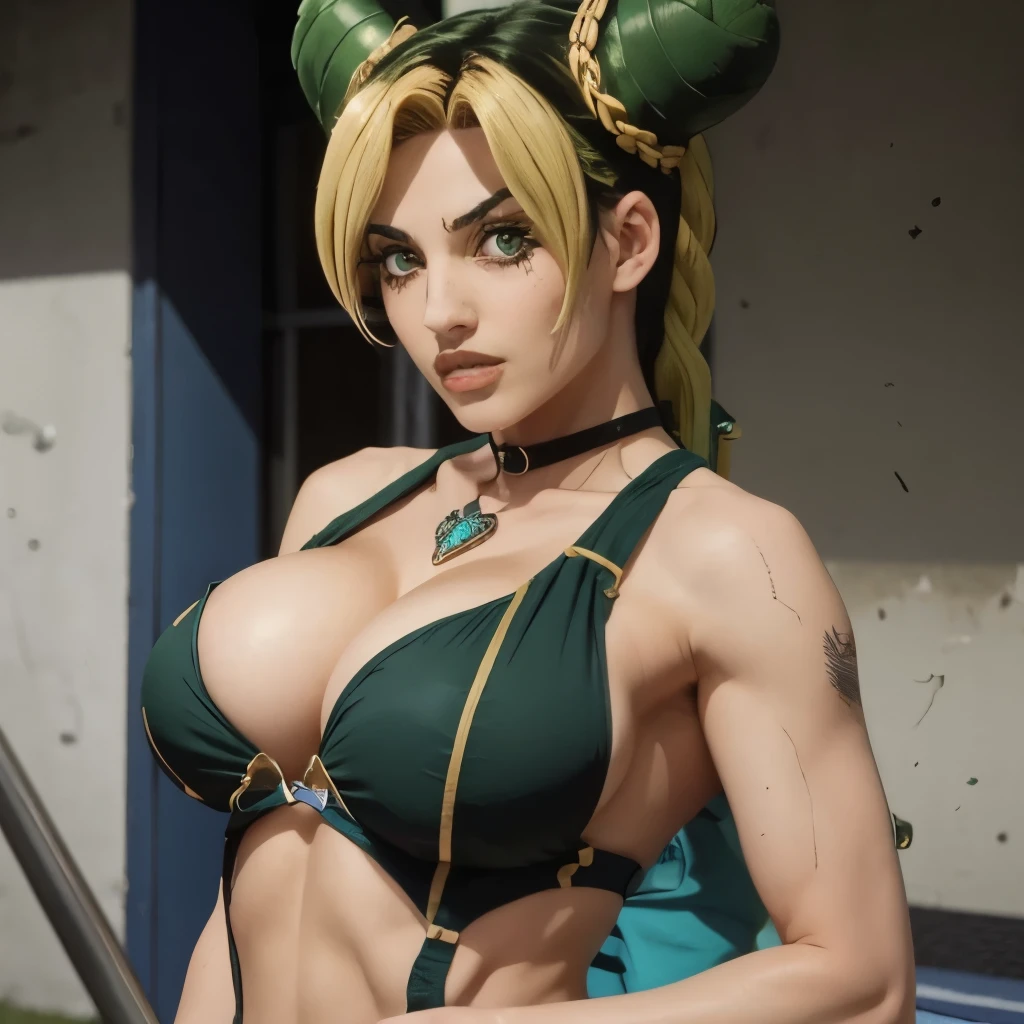 Jolyne, big breasts 