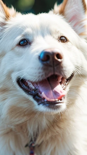 Laughing dog