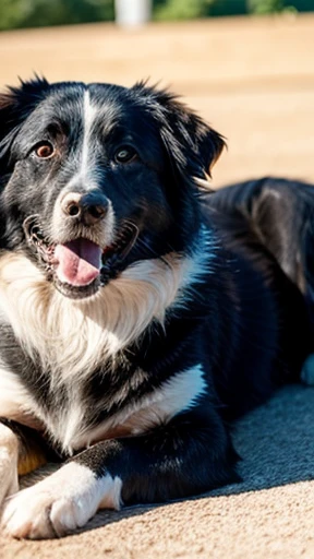 Laughing dog