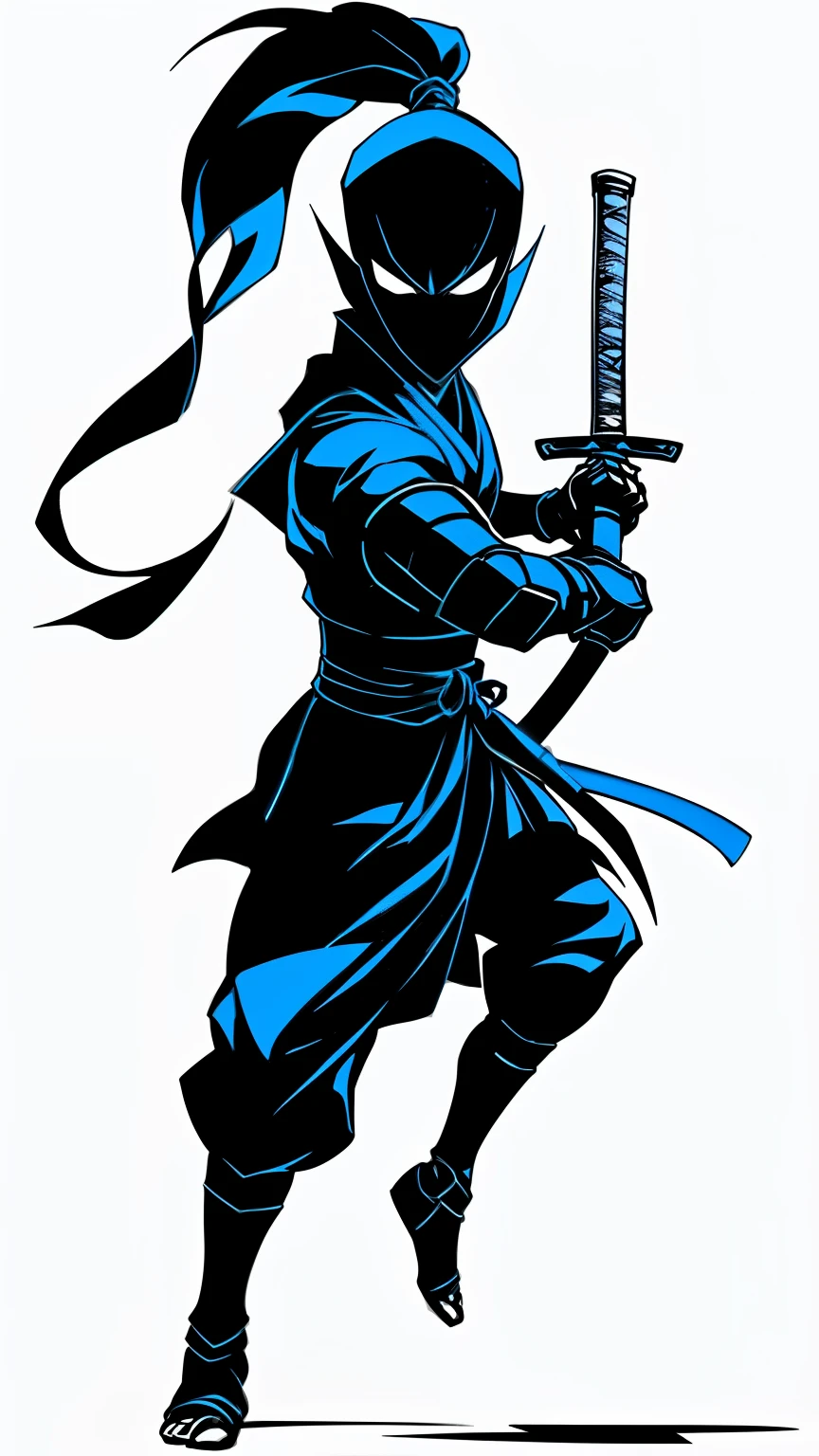 Close-up of a cartoon character holding a fist in his hand, mk ninja, cyborg ninja, anthropomorphic cat ninja, Shovel Knight as Daft Punk, ninja, mystic ninja, goth ninja, robot ninja, blue colored armor, epic ninja suit, Snake eyes, Wearing invisible armor, threatening gesture, ninjas, thief warrior, ninja outfit