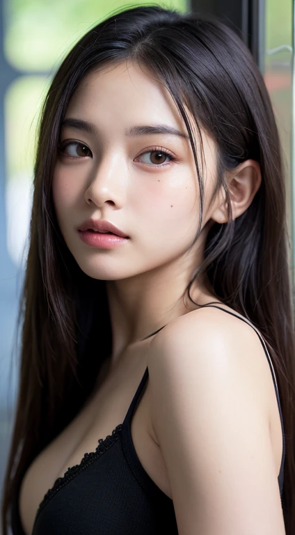 ((Full body)), Ultra-realistic capture, Highly detailed, high resolution16k closeup of human skin. Skin texture must be natural, With enough detail to finely identify pores.
Skin should look healthy, In a uniform tone. Use natural light and color, Black striated hair, Black long hair,
((Full body)), in the train, From side, UHD, retinas, masterpiece, accurate, Anatomically correct, Super Detail, Textured skin, high details, High quality, Best Quality, high resolution, 1080p, HD, 4K, 8K