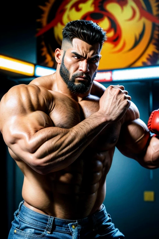 a closeup of a cartoon character with a fist, hombre aficionado, arte de personajes la contra, fighting personaje del juego, Estilo de arte Duke Nukem, pose de luchador, muscular character, pose de pelea, Postura de pastel de carne, pose de pelea, video personaje del juego art, videopersonaje del juego, personaje del juego, Hadouken, video personaje del juego, Balrog, personaje del juego art, high detail iconic character,a closeup of a cartoon character with a fist, hombre aficionado, arte de personajes la contra, fighting personaje del juego, Estilo de arte Duke Nukem, pose de luchador, muscular character, pose de pelea, Postura de pastel de carne, pose de pelea, video personaje del juego art, videopersonaje del juego, personaje del juego, Hadouken, video personaje del juego, Balrog, personaje del juego art, high detail iconic character, buena definicion, alta calidad, hombre gordo musculoso, lleno de musculos, el mas fuerte, renderizar, 4k un dibujo de un hombre con la cara bien definida y una camisa negra, Estilo de arte Duke Nukem, musculoso humanoide Balrog angel, Muscular! ciberpunk, caballero varonil tipo duro, arte de personajes la contra, como personaje de tekken, hombre aficionado, Muscular character, Muscular!!, Barret Frymire, painted Retrato del robusto Zeus, Retrato del robusto Zeus