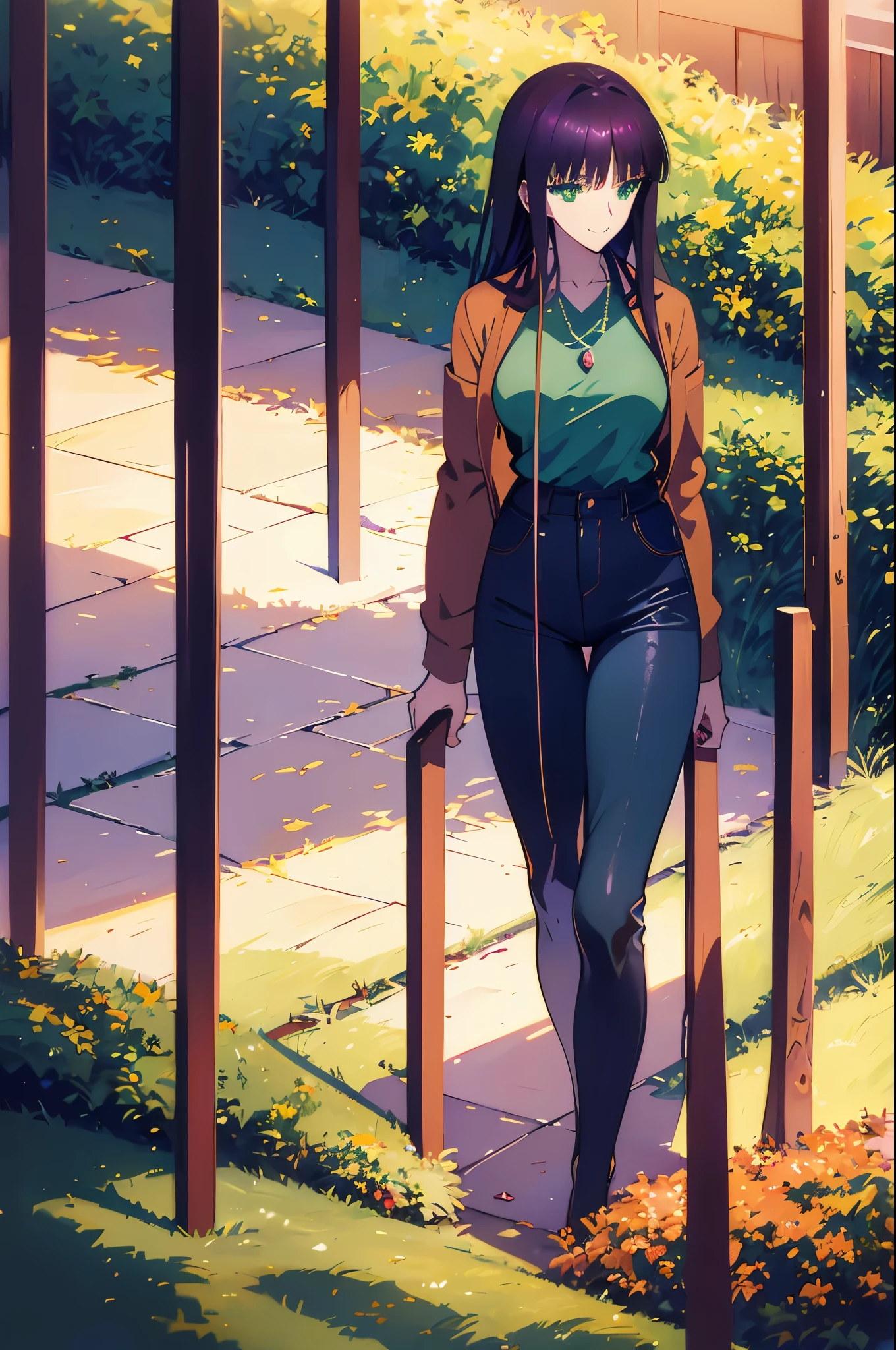 Try generating a girl wearing a long coat,HDR, Super detailedなイラスト, highly detailed face, RAW photo, film grain, Are standing,connect UHD and 8K, 長い赤紫髪と緑の目をしたanime girl,anime moe art style, 若いanime girlの接写, Smooth anime CG art,beautiful anime high school girl, anime moe art style, surreal high school girl, Seductive anime girl, anime girl, 魅力的なanime girl, surreal high school girl, anime girl,8K UHD, High resolution,Very detailed CG, high quality shadows, Detail beautiful delicate face, ディテール美しいdelicate eyes,BREAK is(Highly detailed 8K wallpaper),(Highly detailed CG 8K wallpaper),Makima-san (chainsaw man),Scathach (fate/grand order),Reika Shimohira ,high resolution,Very delicate and beautiful CG illustration,highest quality,realistic skin feel,realistic fabric,realistic texture,(((muste piece))), (((best quality))),8K,At 32K,masterpiece,beautiful attractive anime woman,Super fine,Super detailed,High resolution,surreal high school girl,master piece, best quality, high quality, High freshness, high quality texture, high quality shadow, high detail,fine details,1 girl,high school student,solo,Soio,Only one person,Alone,There is only one person,That kind of thing,Adult-like atmosphere,beautiful long legs,beautiful breasts,beautiful thighs,toned legs,Beautiful leg lines,thin waist,mature body girl,reddish purple hair,reddish purple hair,purple hair,cassis colored hair,silky smooth hair,colorful hair,straight hair,shy smile,A happy smiling face,lively look,cute smile,cool beauty,Beautiful woman,handsome face, beautiful realism,temptation expression,bewitching face,calm expression,beautiful hair,smile,colorful eyes,green eyes,jade eyes,beautiful eyes,bright eyes,delicate eyes,jewel-like eyes,jade eyes,bulging eyes,(green eyes:1.5),captivating face,8 head body,height:171cm,彼女は首にnecklace身に着けています,necklace,beaded necklace,magatama accessories,smile,colorful eyes,green eyes,jade eyes,beautiful eyes,bright eyes,delicate eyes,jewel-like eyes,jade eyes,bulging eyes,(green eyes:1.5),captivating face,model photos,, Tachi-e, high detail, modern art, romanticism, Realism, hyper realism, cinematic lighting, ray trace, Fuji color, bust shot, 8K, super detail, curate, best quality, 16 km race,outdoor,bustling street,black turtleneck,blue pants,jeans,blouson,private server,winter,stroll,walking,cowboy shot,orange color winter jackets,blue sky