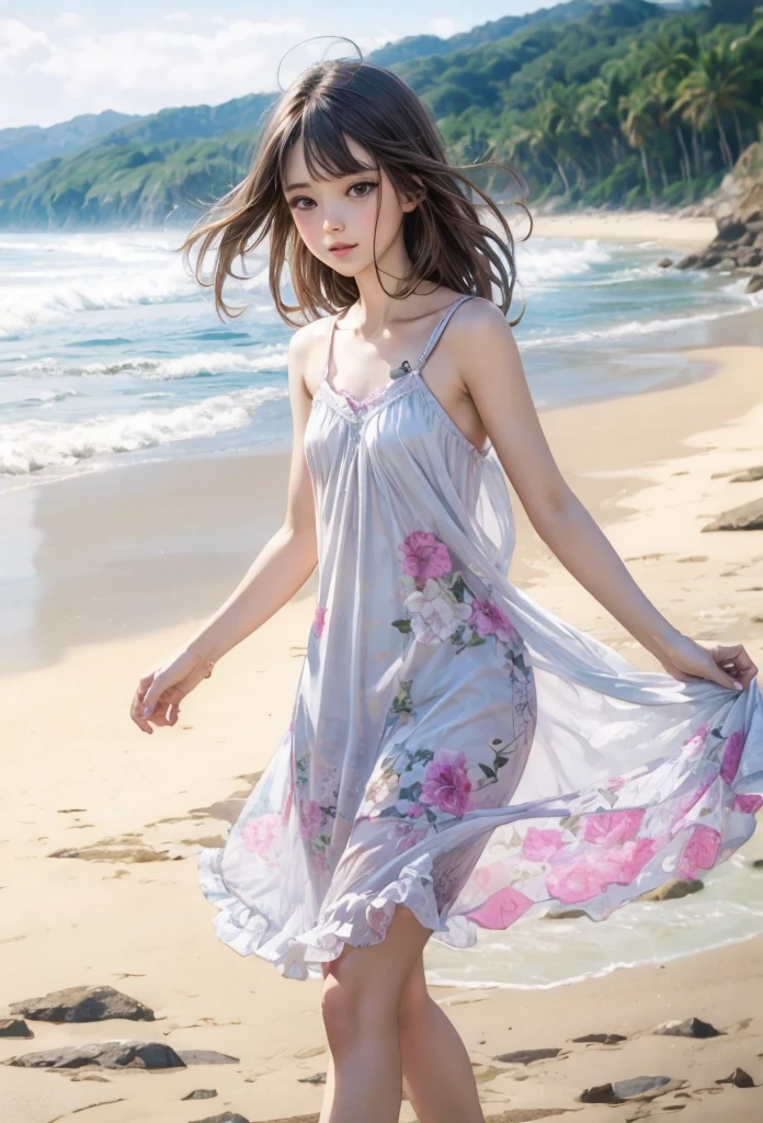 (detailed illustrations,Very detailed and precise drawing,Delicate drawn lines with tempo,Realistic texture expression),[color traced main line],midsummer beach[[tropical country]],(Girl(beautiful girl)[[big eyes]])[](SKINNY[bony body][very thin breasts[small nipples with pointed points,]][リアルな乳頭のdetailed]),[During orgasm](sweaty[Trance]) Eros in the Natural Body (Nude gravure),[Ideal Eros],([リアルな女性器のdetailed:0.8] [(clitoris) [labia minora]]),(Fine and beautiful skin expression [transparency]),[完璧な目のdetailed (Beautifully detailed iris)[eyes like jewels]],[long and beautiful eyelashes],[precisely drawn hair [美しく艷やかな髪のdetailed]],(完璧な手のdetailed [Beautiful fingers with no damage [beautiful nails]]),(perfect anatomy(perfectly balanced proportions))[[full body portrait]],[ideal color coordination(Accurate simulation of light and material interactions)],(HighQuality,High resolution,(detailed,High definition)),[[Soft ambient light]],[realistic],[Visual art that tells a story] [[full body portrait]][[Watercolor style coloring]][Colorful].