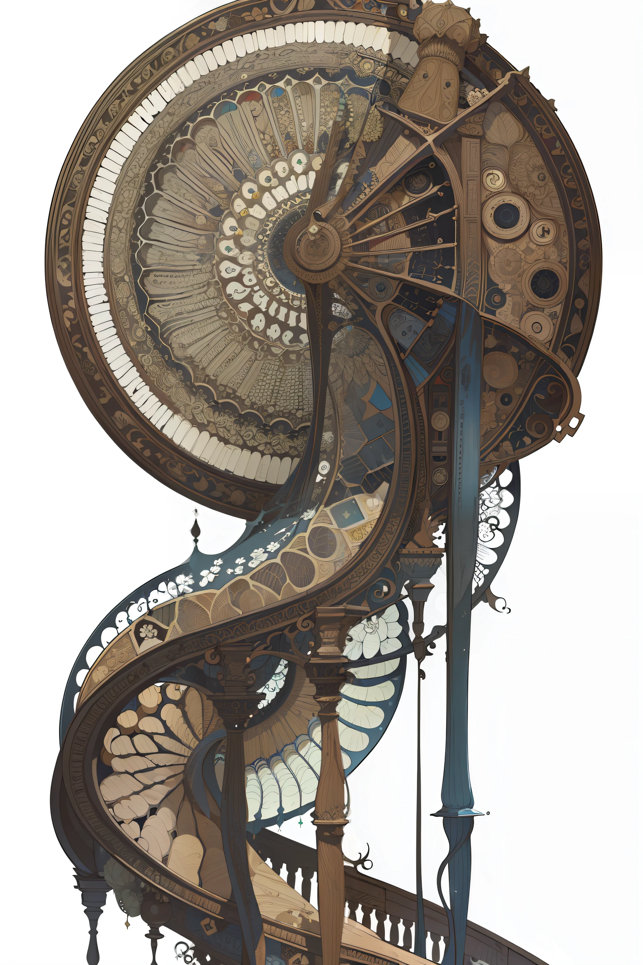 (masterpiece, best quality, high resolution:1.4), detailed, intricate details, 4K,
color splash, line Art, Art, Fibonacci,
