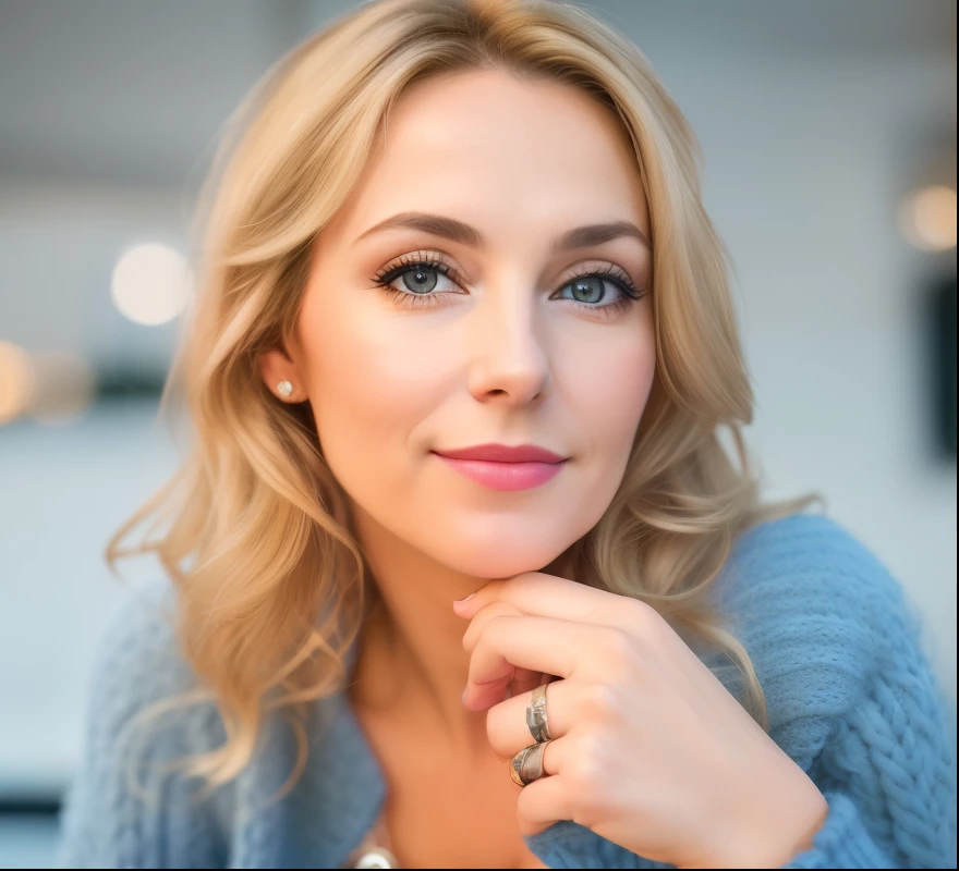 full length Portrait of a German woman, fifty years old, cute face, slim and thin body, Torptits, (large saggy tits:1.1), Huge Nipples, wearing a (sexy woollen jumper:1.2), standing at the bar, bokeh background, simple background, (highly detailed skin:1.0), (masterpiece:1.2) (photorealistic:1.2) (bokeh) (best quality) (intricate details) (8k) (HDR) (analog film) (canon d5) (cinematic lighting) (sharp focus)