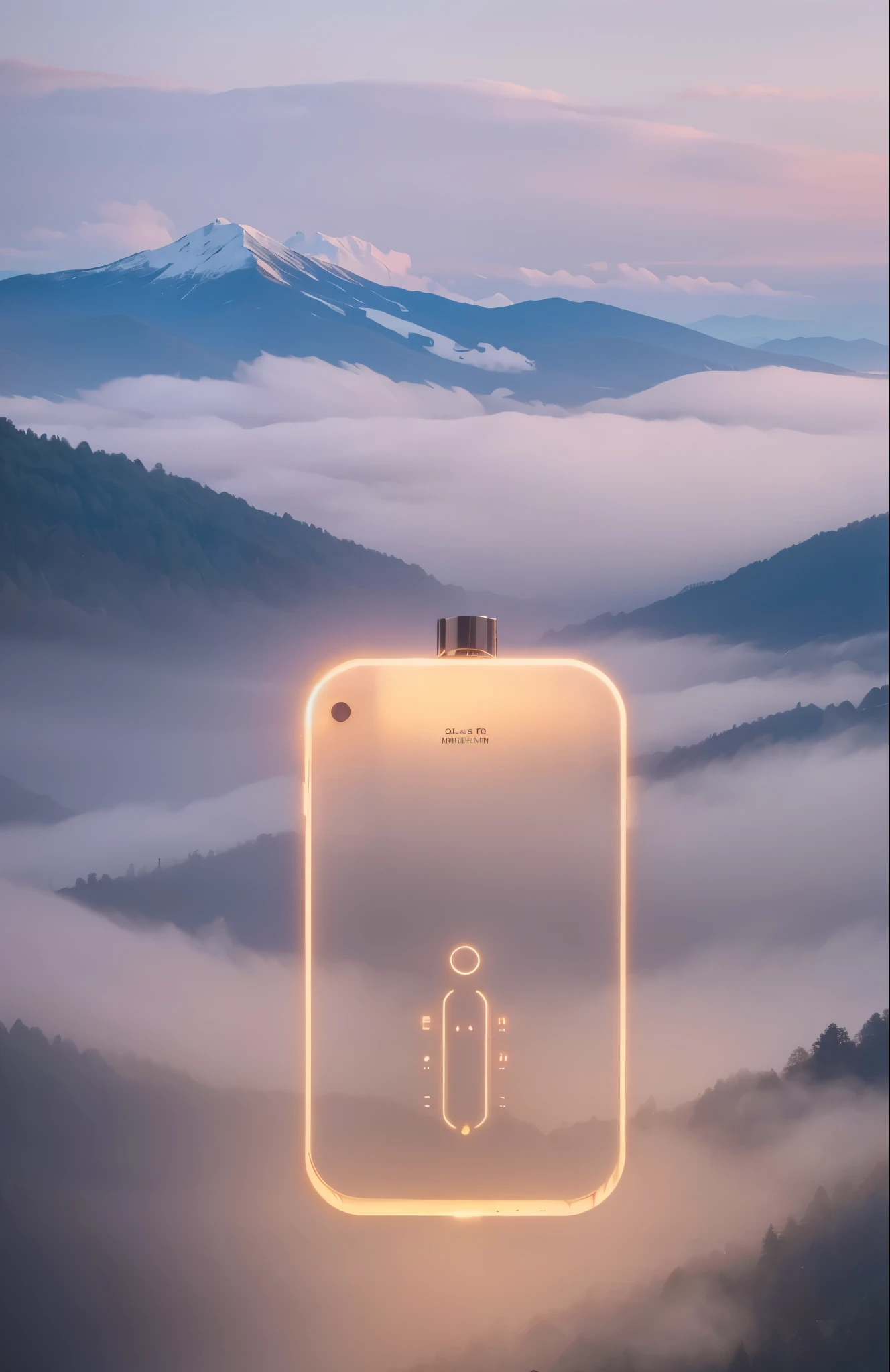"Great view of the forest: Abstract representation of the majestic beauty of nature, Showcasing the ethereal beauty of the mountains, fog,early morning, and stunning scenery."
