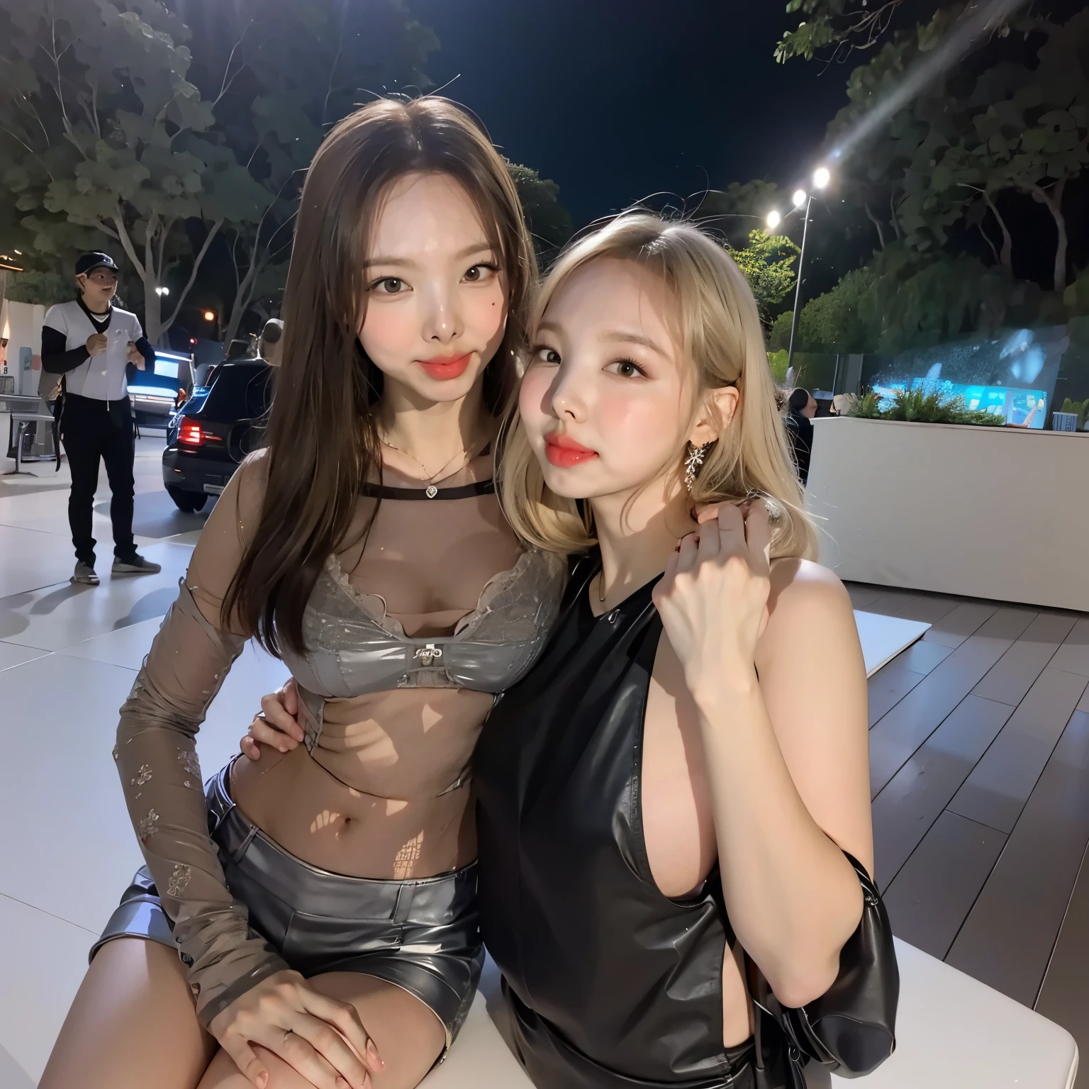 Im Nayeon from Twice face, fotorrealista, ultrahd, 8K