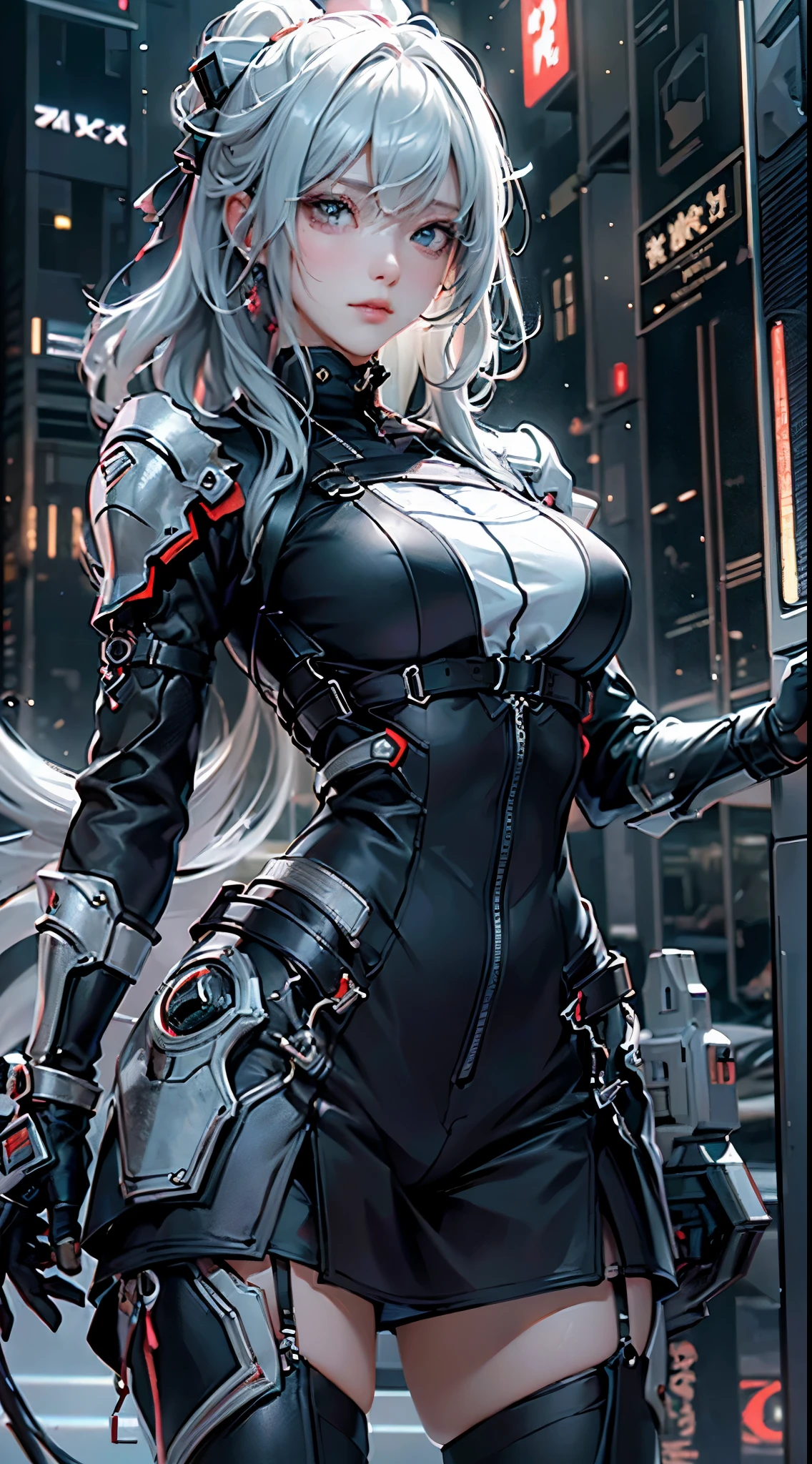 (((Annie Lennox))), (((Dark blue))), (scars), (((Bandaged body))), ((hooded cloak)), (((Quorra))), (((best qualityer: 1.4))), (Unbeatable masterpiece), (hiper HD),(CG 8k hyper-realistic), (((brave face))), (((breasts big))), (((hyper feminine))), sexly girl, Tron,(black bob hair)), ((( sculptural body ))), (((1 Kizi))), Kizi cibernética de 25 anos com perfectbody,,Beautiful and well-groomed face,muscular body:1.2,solid color detailed jacket, (Head to thigh photos), Complex equipment, green dark,long pants,Tight clothes are dark,With white stars and off-white stripes,,,,,Armor Metal Electronic Parts, Poison tattoos ) INFO, Kizi, (((standing alone))), pirralha violent, (((14歳))), sexly, pose de atitude, work of art, post-apocalypse, (((manga style))), bounty hunter, violent, Manic, the way you want, slenderbody, thin but strong, perfectbody, roupa moderna, advanced technology, neon, sleeves with vertical striped pattern, neutral background, (( cowboy shot )). intricate visual