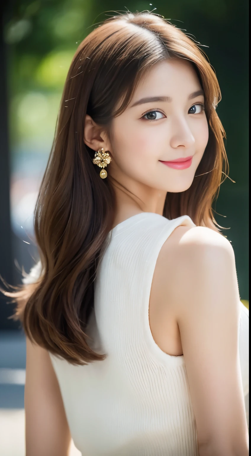 （32K,very high res, high detailing, highly accurate,Pretty Girl 1：1.5）,Raw photo & realistic atmosphere,beautiful dark blue eyes,Detailed mouth,Glossy lips,Detailed eyebrows,Soft white skin that shines with every detail,,Eyes drawn in detail、Very beautiful eyes with azure eyes,Detailed lips、Very beautiful face,Very well-formed face、Lifelike face,shiny beautiful lips,Beautiful eyebrows,Infinite reality,Best design,（Insanely cute Japan 16 years old,Beautifully shaped breasts,Very cute beautiful girl,Little Girl,Healthy body,Outstanding style：1.5）,Best Natural Makeup,Japanese ido,Korean Idols,Young sensual idol,Moist eyes,Dark Beautiful Deep Eyes,Beautiful butt,beauty legs：1.3),超A high resolution、Natural and realistic face,Pure eyes are too cute,(((photorealisim,Photograph the whole body))),Reality Live Action,（Fashionable, Luxurious and voluminous earrings,a necklace,A bracelet,gyuru,Glossy nail art,Gorgeous Party Long Dresses,Luxury Gorgeous Court,White G Strength,high-heels,hairaccessories,Calm and fashionable girl,Shiny brown hair,Fancy Hair Arrangements for Party,独奏,Lori,little smiling,full body Esbian,Show full-body fashion,Red carpet, A gorgeous long dress that you won't forget once you see it,The only beauty,Cute 15 year old girl,Very cute 15 year old girl：1.7）,Night in Roppongi