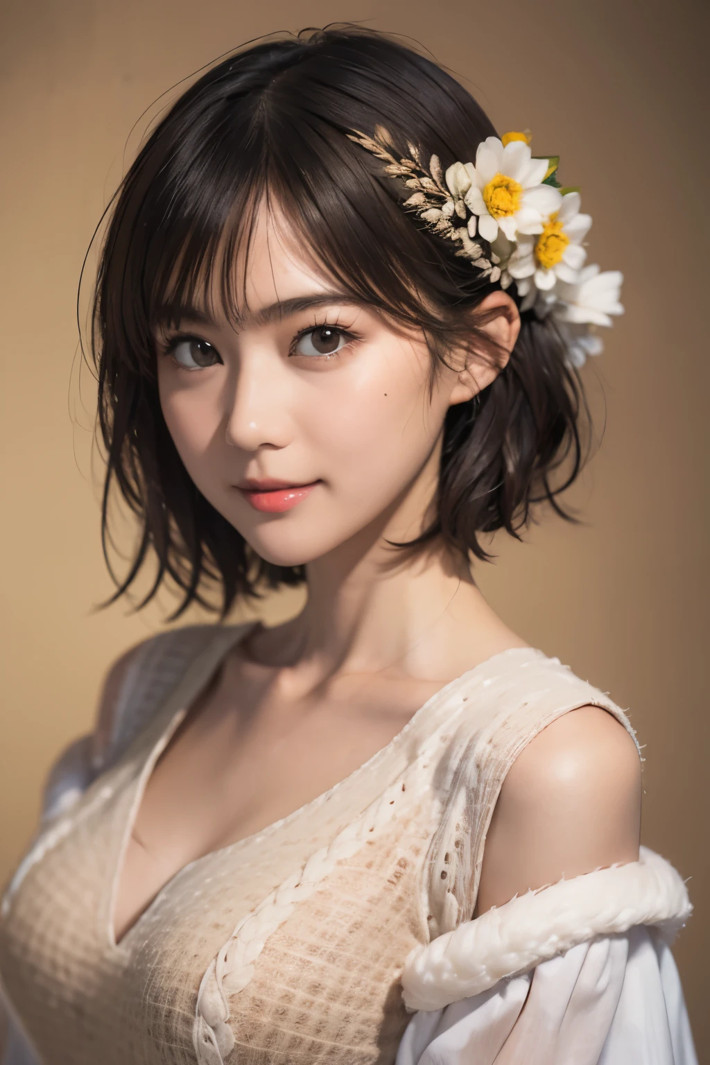 146
(20 year old woman,animal character costumes), (surreal), (High resolution), ((beautiful hairstyle 46)), ((short hair:1.46)), (gentle smile), (breasted:1.1), (lipstick)