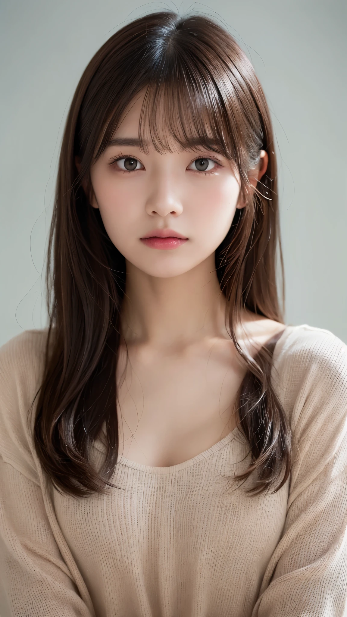 NFSW、highest quality、8K、8-year-old、、RAW photo、absurd、award-winning portraits、alone、delicate girl、Upper body、Digital single-lens reflex camera、looking at the viewer、Frank、Sophisticated、thin arms、professional lighting、film grain、chromatic aberration、(Eye and face details:1.0)、lifelike face、(Bokeh:1.1)、 (shirt:1.1)、close your mouth 、brown hair、shining hair、cute hairstyles、thin lips、white skin、golden ratio