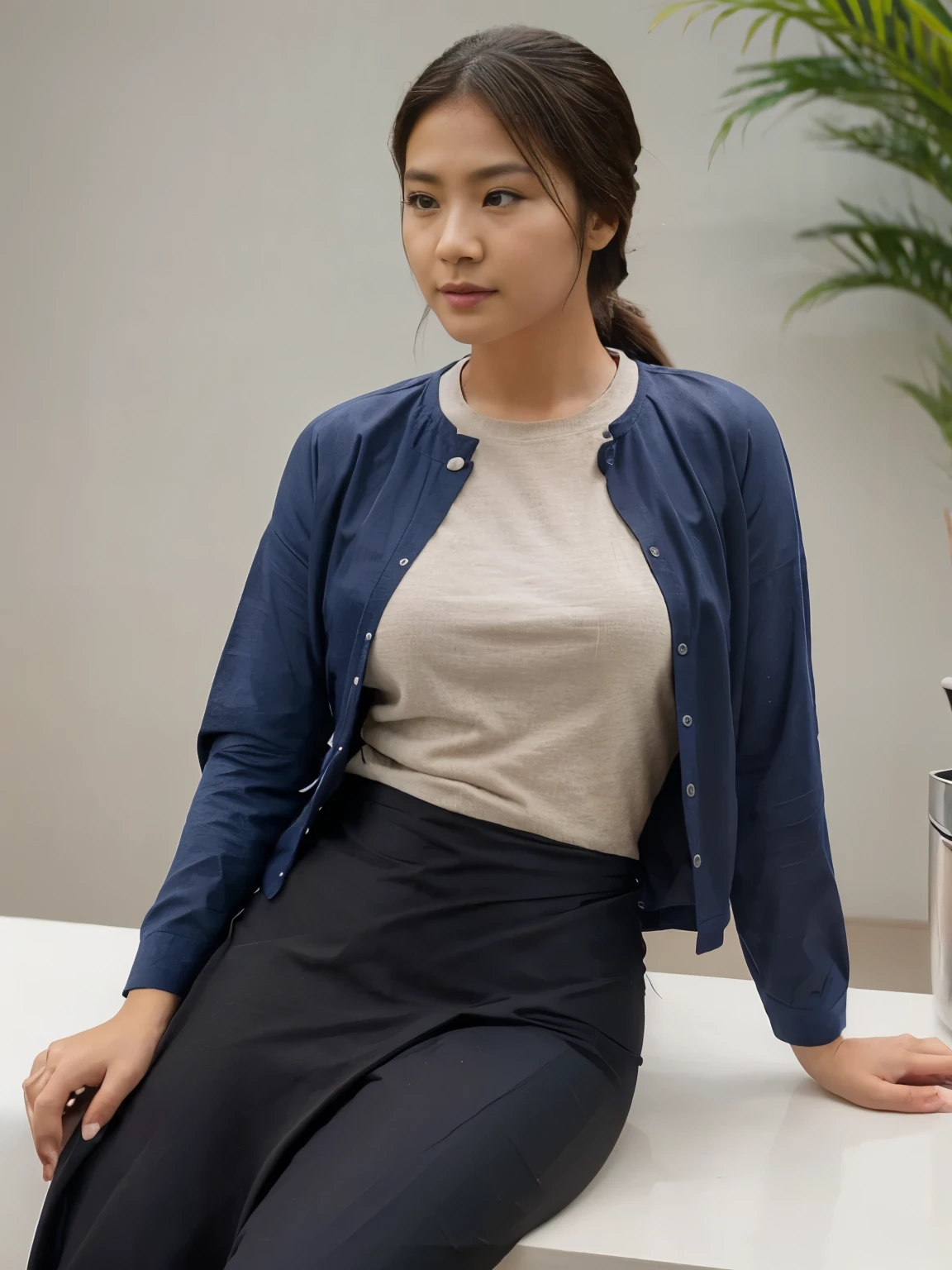 create a 4D illustration of an realistic photo real boy and girl sitting with lovely casually on top of a social media logo" facebook".the character must wear casual modern clothing such as jeans jacket and" Nick "logo shoes.the background of the image is a social media profile page with a user name" Tun Lin" and a profile picture that match.