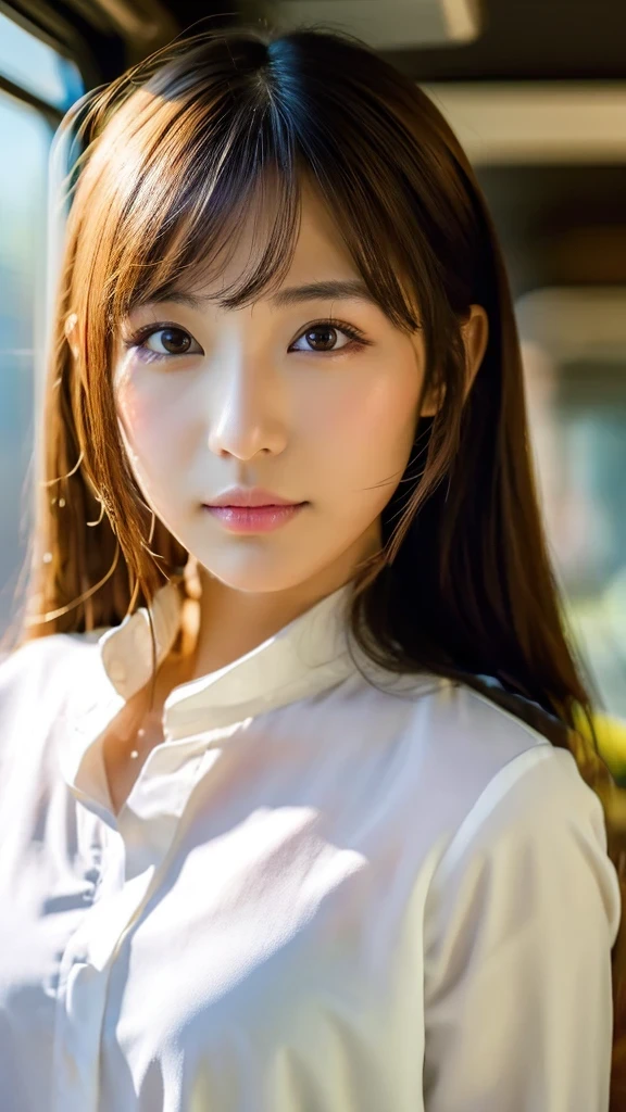 woman wearing white blouse