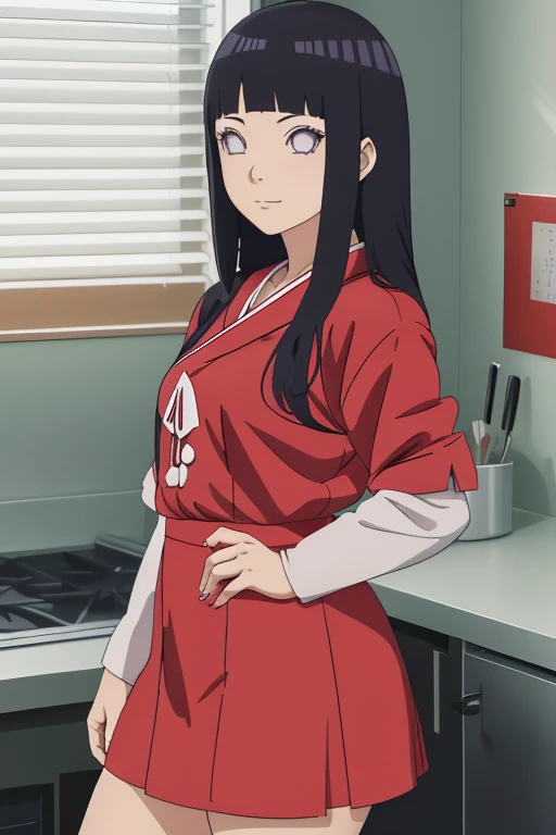 anime girl in red top and panties posing in kitchen, an anime drawing by Jin Homura, trending on pixiv, shin hanga, seductive anime girl, rin tohsaka, top rated on pixiv, beautiful alluring anime woman, fully clothed in red robes, attractive anime girl, anime moe artstyle, loli in dress, beautiful alluring anime teen