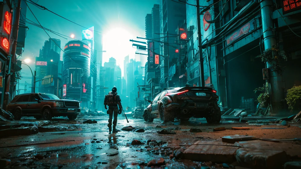 artificial earth,cyberpunk,earth