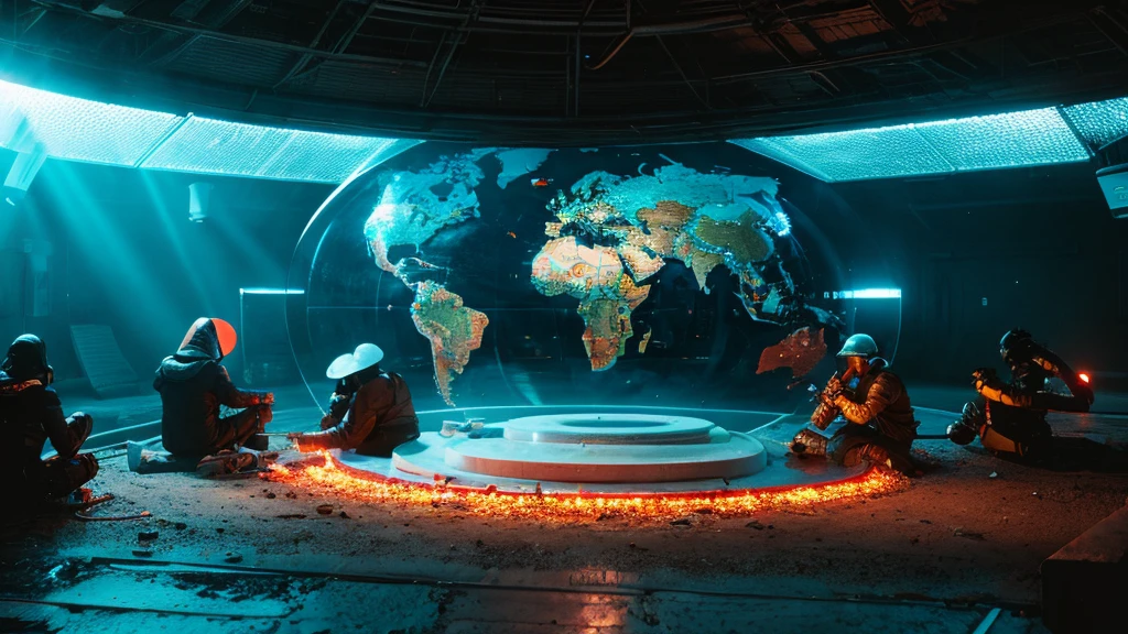 artificial earth,cyberpunk,earth