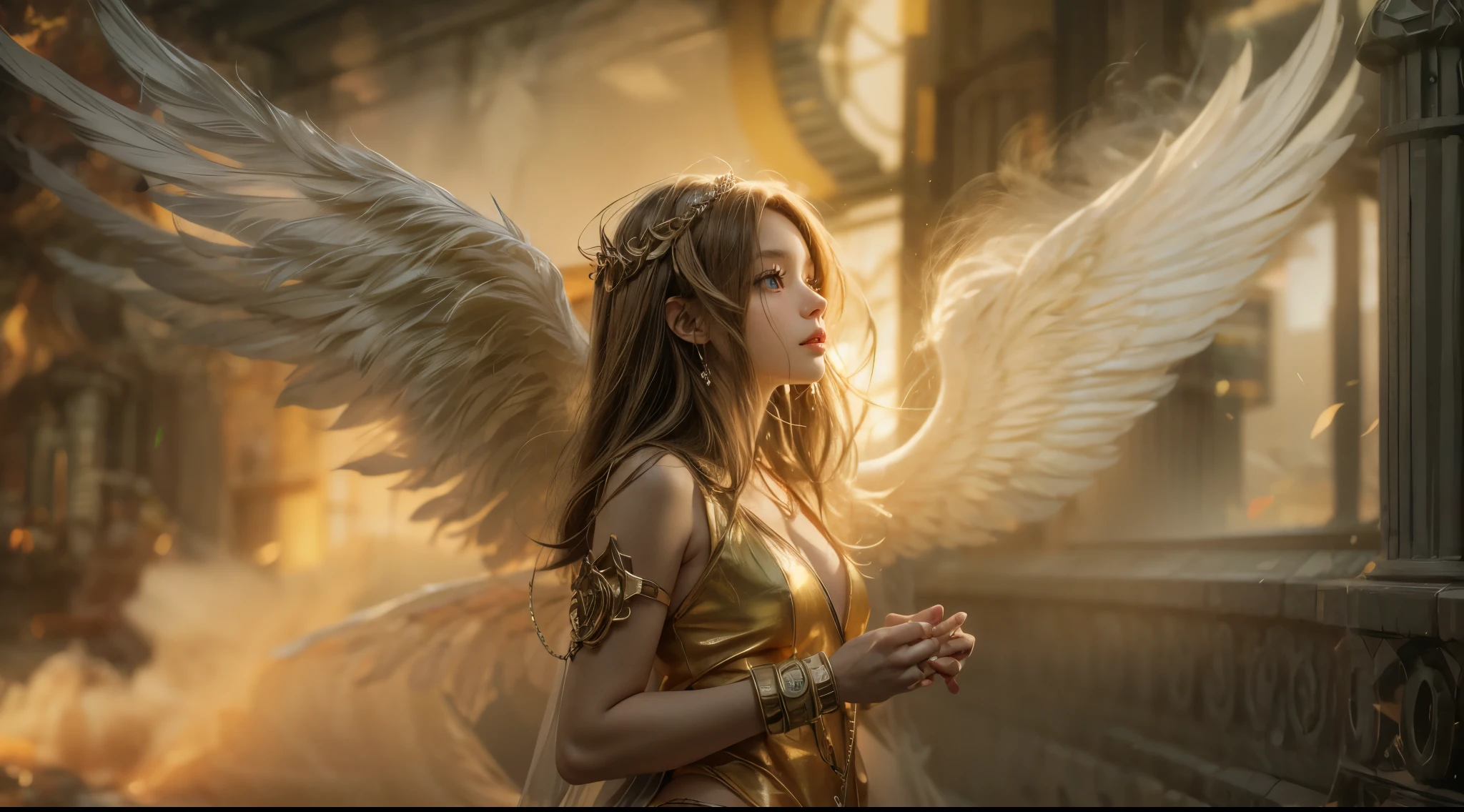 Beautyful Girl's Face with Gorgeous Shiny Eyes, ultra detailed
