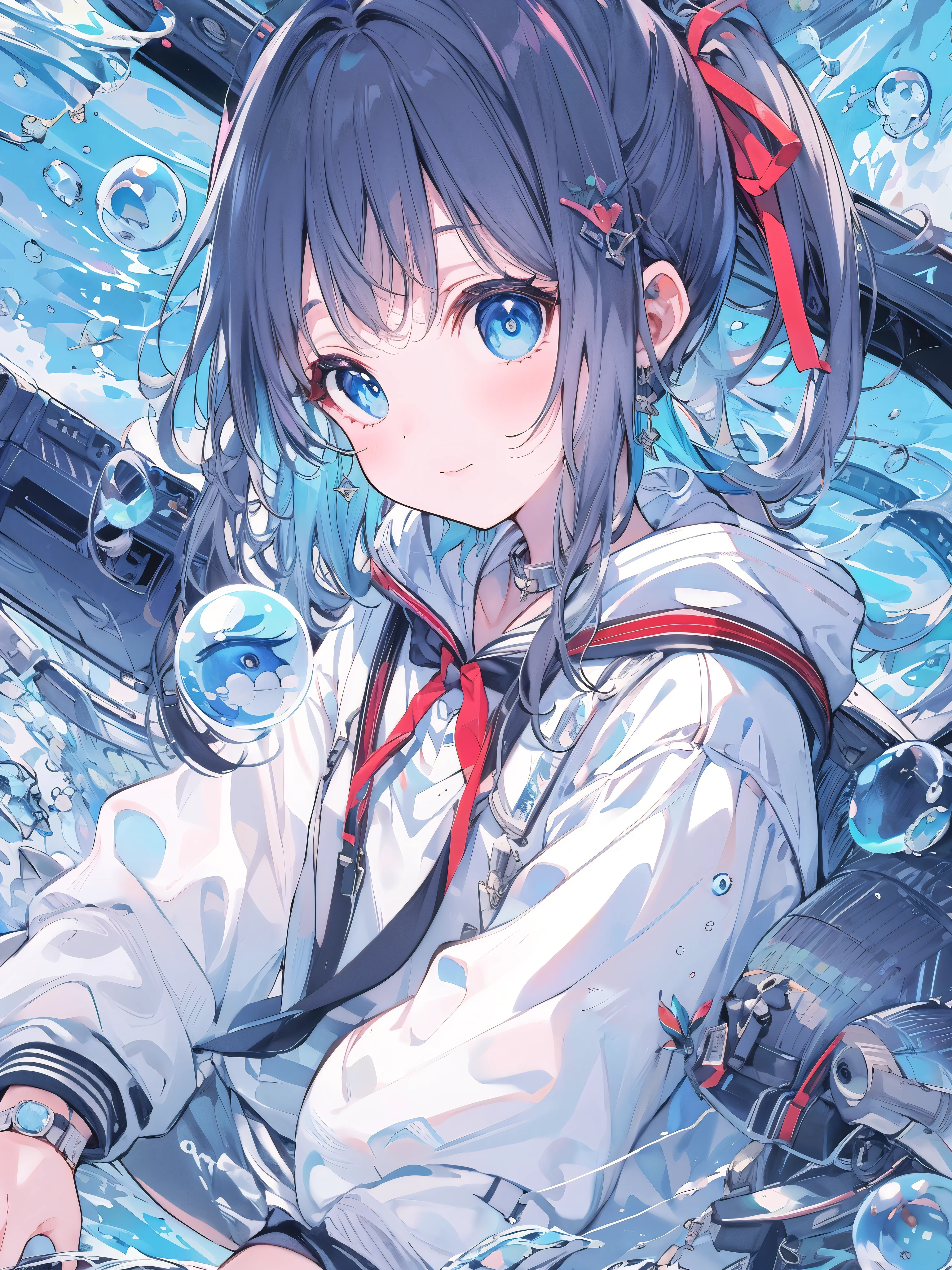 white sleeves、background
