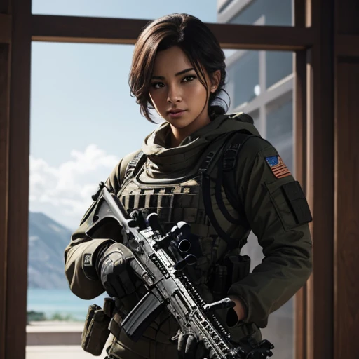Chica sexy call of duty