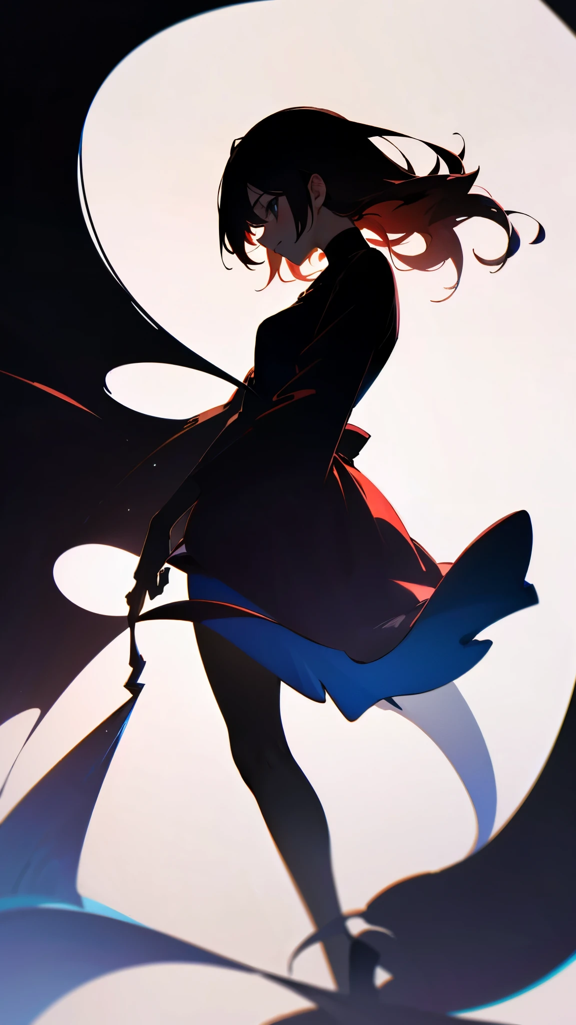 simple_wallpaper, woman_silhouette,