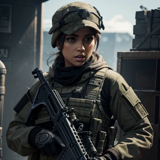 Chica sexy call of duty 