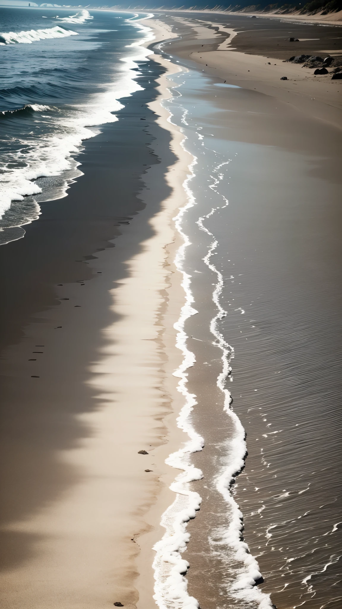 simple_wallpaper, beach, single_color_gradation,