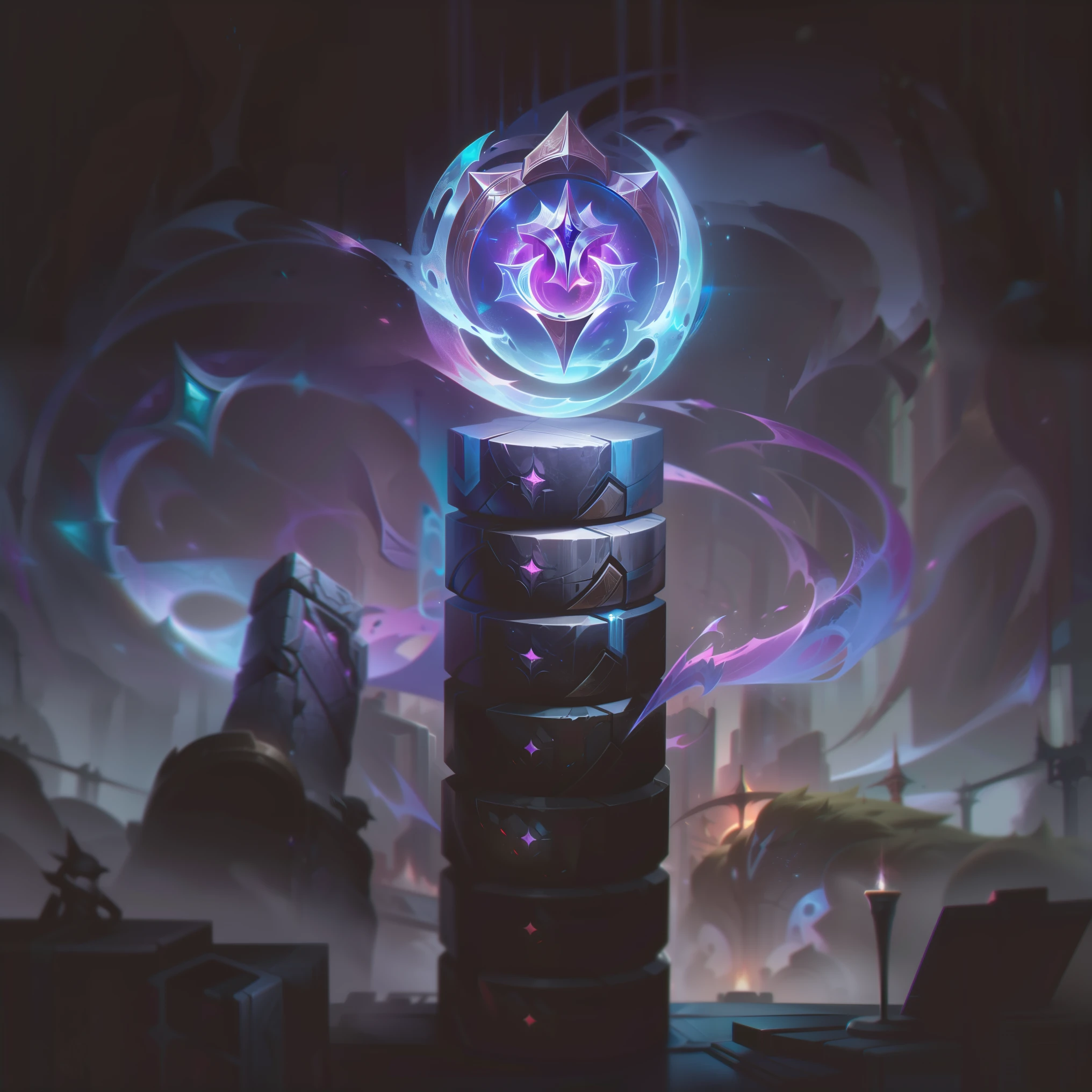 Create a skill icon (estilo league of legends) Passive – Arcane Energy Alistra gains a stack of Arcane Energy each time she casts an ability. When you reach 4 stacks, your next skill will be evolved.