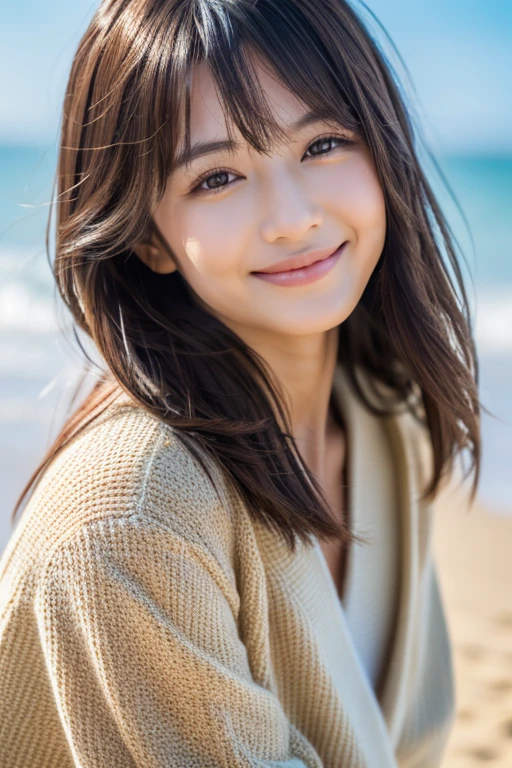 (Masterpiece:1.3), (8K), (Best Quality:1.4), (UHD:1.2), (Photorealistic:1.3),( Raw Photography), (1girl), (Ultra High Detailed), (Detailed face), very perfect beautiful and cute face, (Detailed hair), Beautiful hair, bangs, (symmetrical eyes:1.3), (Detailed eyes), (Detailed skin), Realistic skin, shiny skin, Ultra high definition, (slim figure), (super model figure), gentle smile:1.2, (A very beautiful and cute Japanese girl with a gentle expression), BREAK 22yo,
( wearing a high fashion Haute couture jackets and trousers, straw hat ), Earrings, necklaces, bracelets, sandals,
cute Japanese girl, pretty Japanese girl, on the beach, walking
