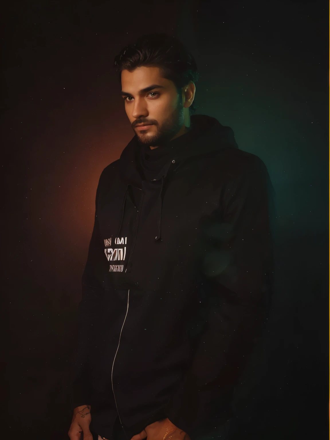 (best quality,4k,8k,alto,master part:1.2),ultra-detalhado,(Realistic,fotorrealista,photo-realistic:1.37), Foto RAW, homem de 28 anos, homem, maxilar forte, rosto sedutor, olhar sedutor, forte, manly, sedutor, sorrindo, sorrir, Alegre, feliz, OLHAR DESAFIADOR, barba, cicatriz ,macho, Homem,masculo, barba,olhar forte,piercing gaze at the camera,olhos bonitos,olhos expressivos,natural sunlight,sombras sutis,maxilar forte,olhar intenso,cabelos roxo,confident expression,studio lighting,sharp focus,vivid colors,Bokeh,fotografia de retrato.