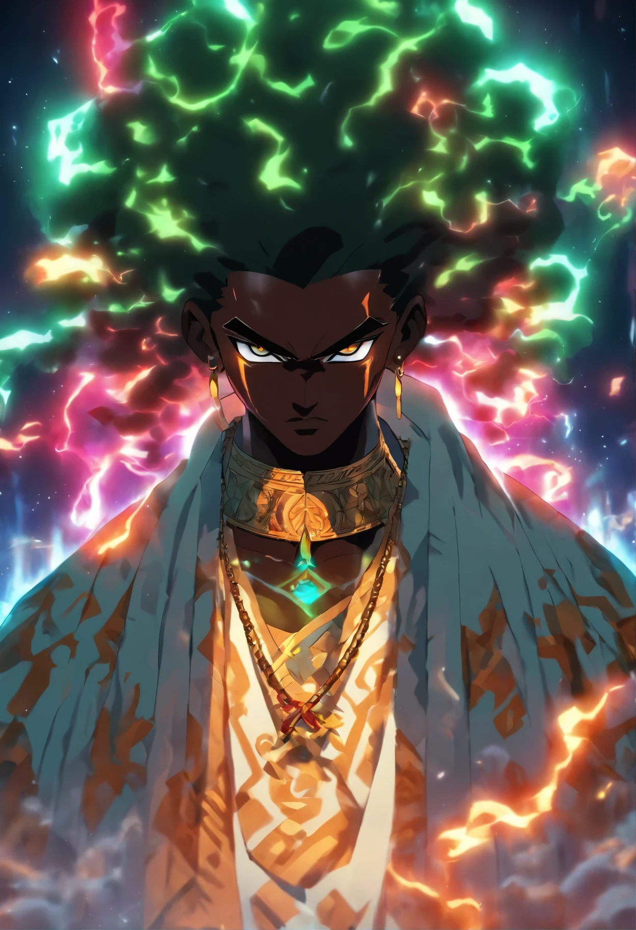 (((GHEDE MASAKA))) best quality, ultra-high resolution, 4K detailed CG, master piece, Ghede Masaka,Man,white jacket,white veil,African clothing, Voodoo mythology, ((Loa Voodoo) ), African image, aesthetic, Screen centered, full body
