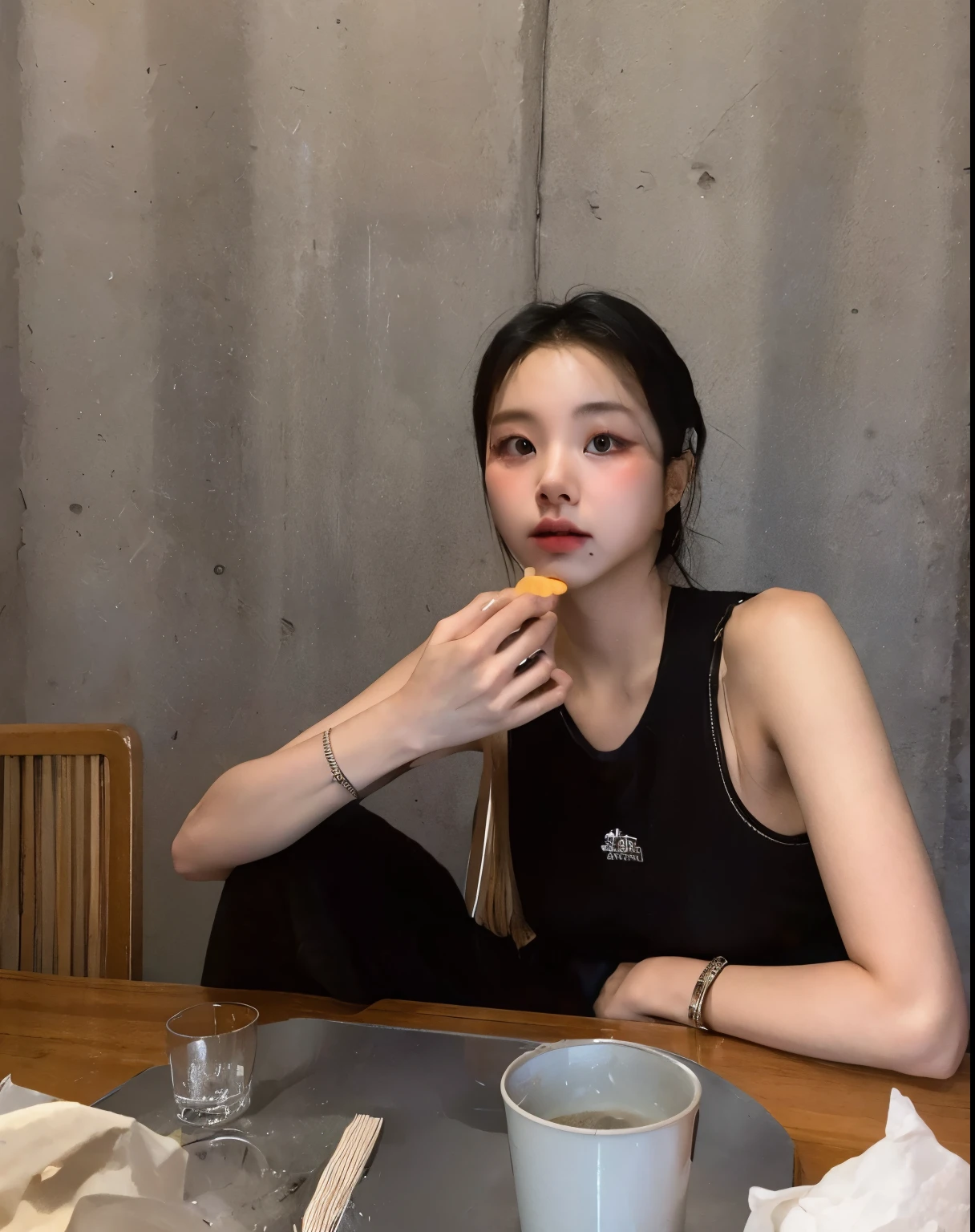 Son Chaeyoung from Twice face, fotorealista, ultrahd, 8K
