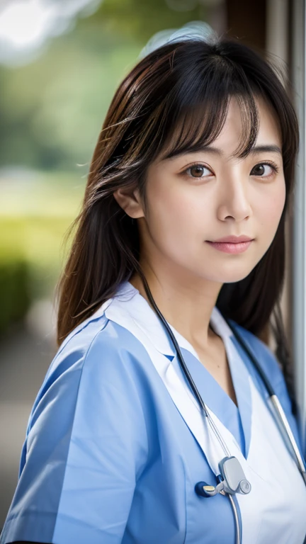 (highest quality, 8K, 32K, masterpiece, UHD:1.2),Photos of cool Japanese women,Boyish woman,nurse