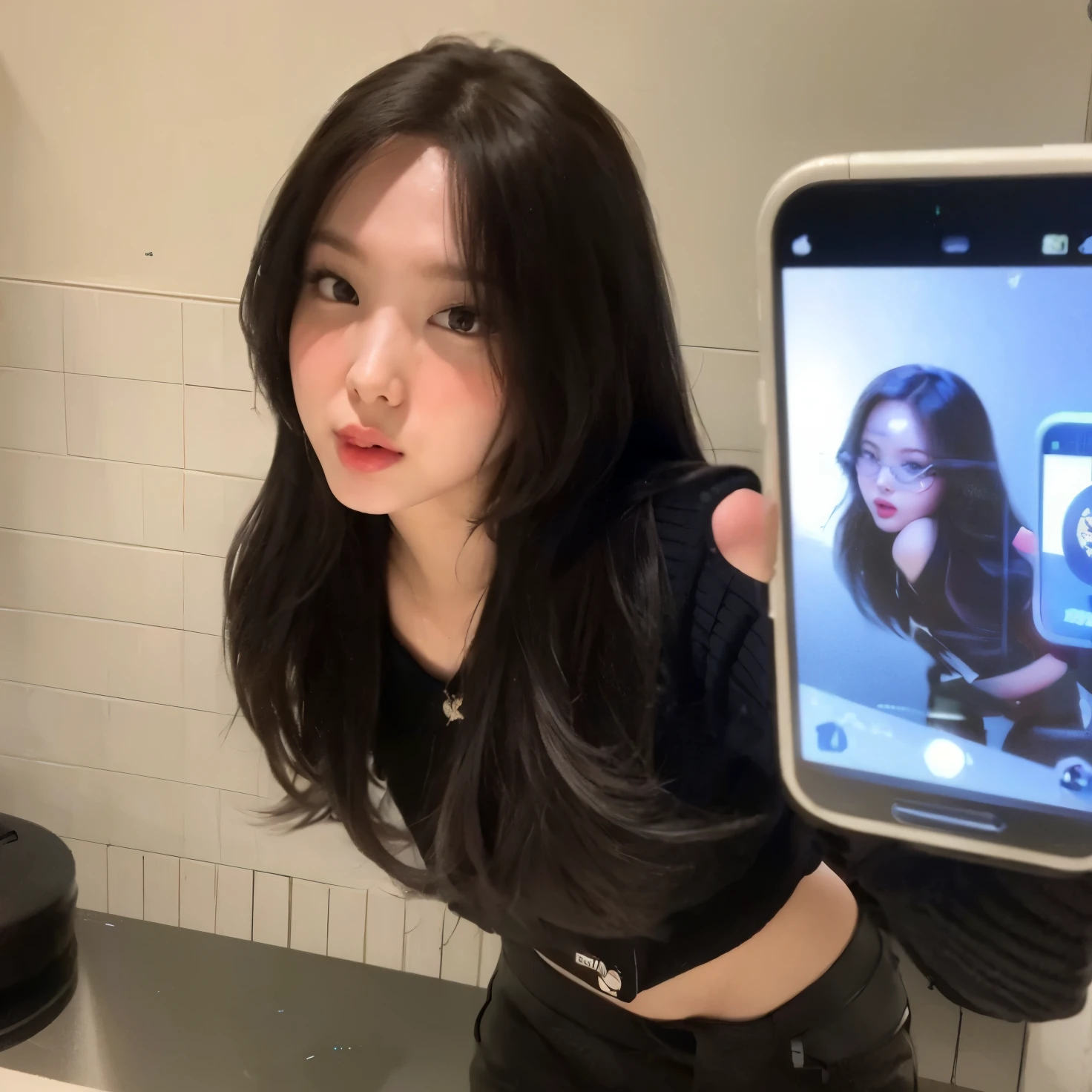 Im Nayeon from Twice face, fotorrealista, ultrahd, 8K