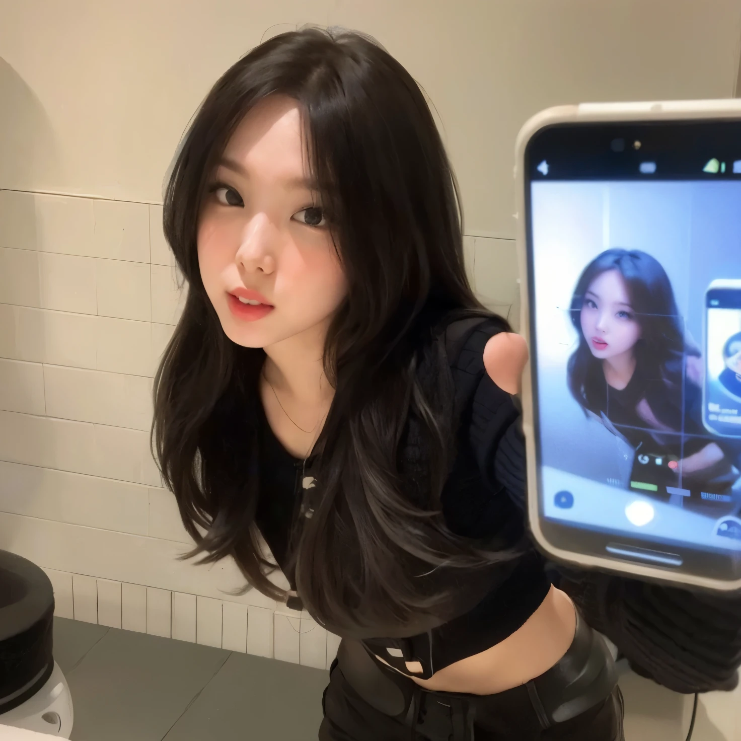 Im Nayeon from Twice face, fotorrealista, ultrahd, 8K