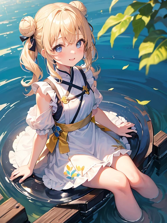 (nsfw:1.2), (Ultra-high resolution of the highest quality, masutepiece, Best Quality, 8K, Super Detail, Best Quality:1.3), (Anatomically correct:1.2), (1 :1.8), (pre-schooler:1.8), (Loli:1.8), ld:1.8), (petite body:1.6), (flat chest:1.2), (drooping eyes), (blush cheek:1.3), (long hair:1.2), (blonde hair:1.2), tiara, (luxury frilled gold princess dress:1.7), (jewel, gem:1.2), (europe castles balcony), (beautiful sunset glow:1.2), front view, Extremely cute, (extremely detailed beautiful face), Authentic skin texture, beautiful hair, beautiful face, beautiful eyes, beautiful body, beautiful hands, (happy smile:1.5), (face focus, flat chest focus, thigh focus:1.6), (sitting:1.2), (from above:1.2)