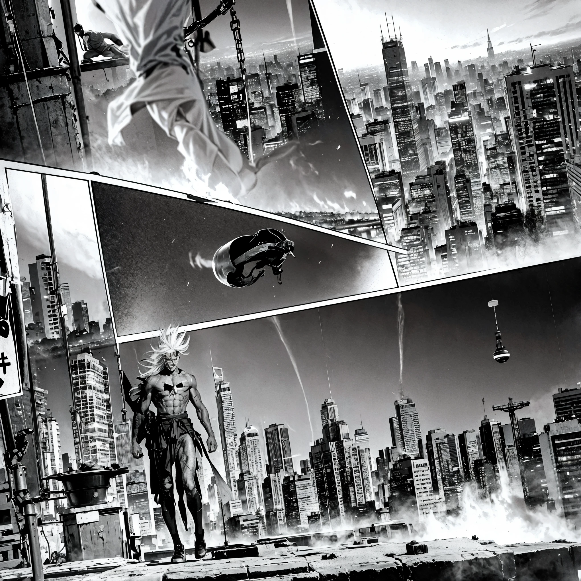 manga featuring several takes on an apocalyptic city