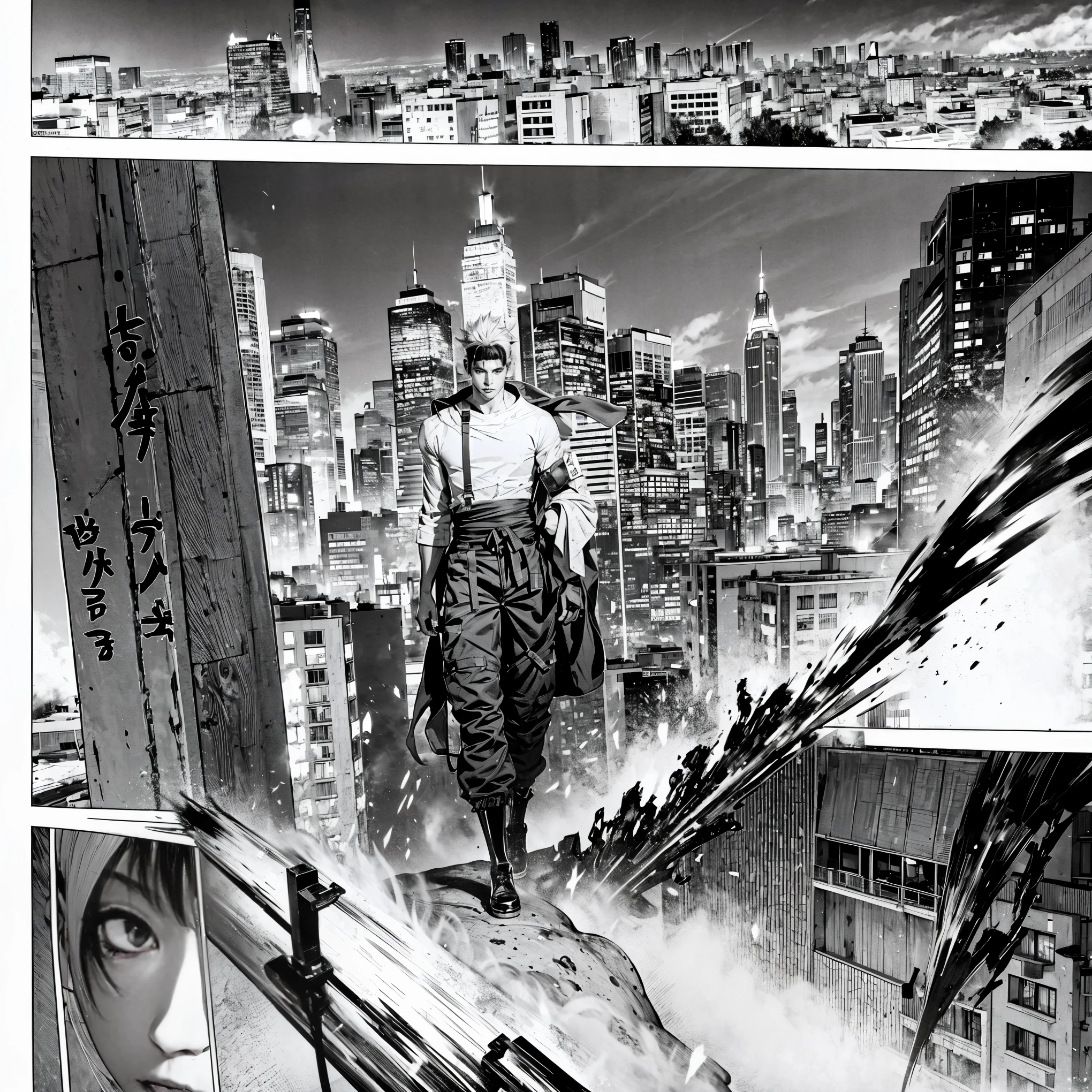 manga featuring several takes on an apocalyptic city 
