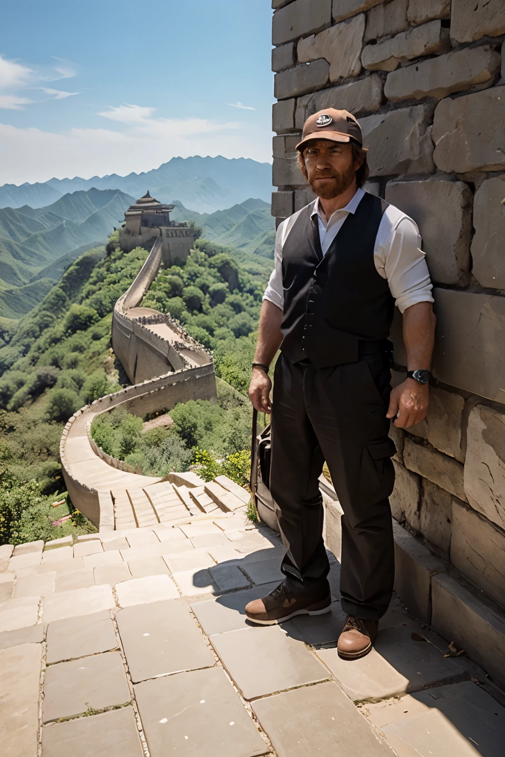 Chuck Norris built the Great Wall of China - out of Lego