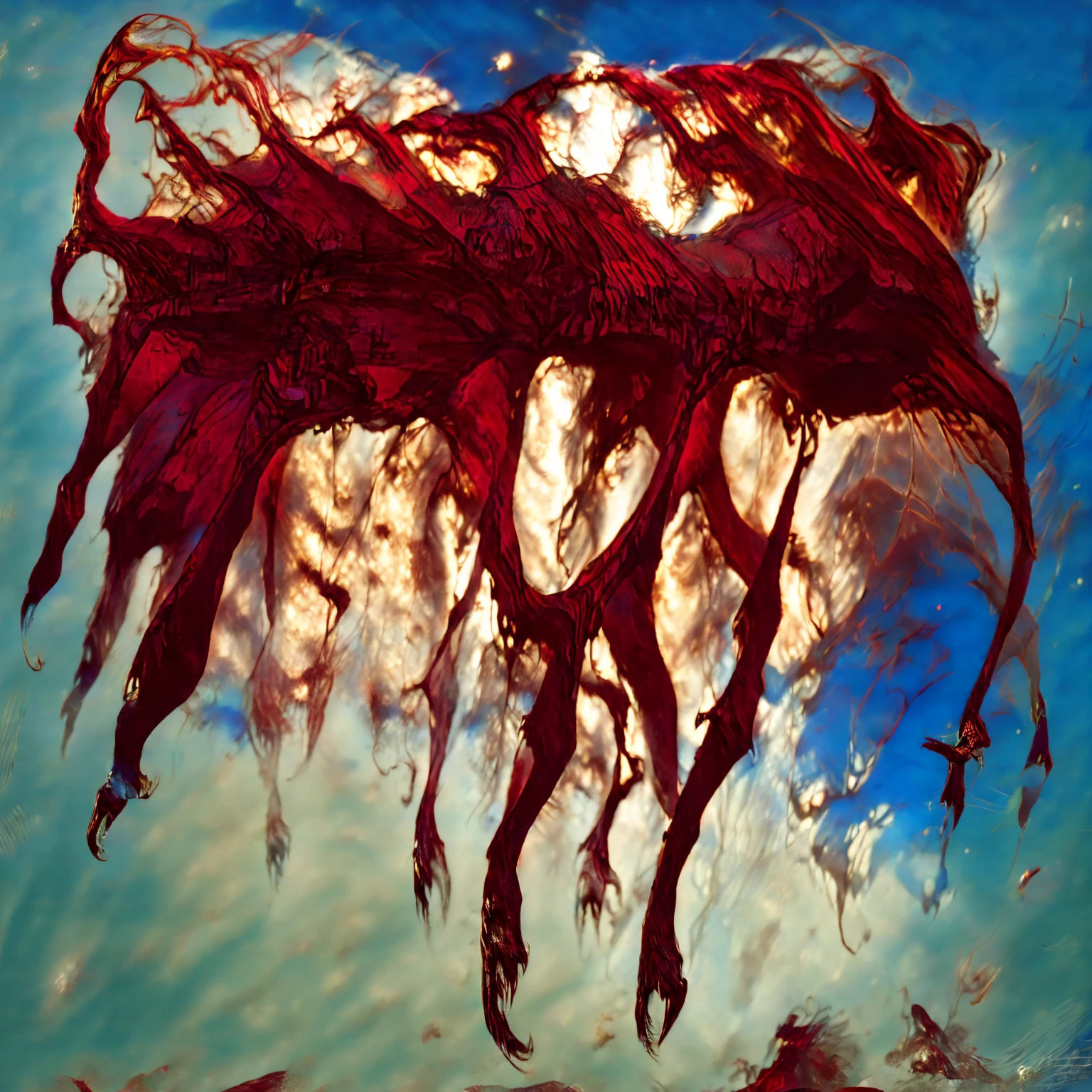Indigo and crimson highlights | Lewd | exposed | bacchanal "| Torn latex | bandages stained with crimson | Red skin | Alluring | androgynous succubus | horns and tail | huge chest | red skin covered in scars shaped like smoldering runes | Demonic pyromancer in a frozen wasteland. Kimmo Lemetti | Yoshitaka Amano | Ayami Kojima | yasushi nirasawa | Oliver ledroit | Zdzislaw Beksinski, | Jason de Graaf | Richard a kirk | Vitaly S. Alexius | Adam Hughes | J Scott Campbell | Milo manara | Apollonia Saintclair | Michael manning | Yoshitaka Amano | Ayami Kojima | Olivia de berardinis | yasushi nirasawa | Oliver ledroit | Frank Frazetta | Zdzislaw Beksinski, | Jason de Graaf | Richard a kirk | Artgerm | Karol Bak, | Greg and Tim Hildebrandt, | Mark Brooks, | Adrian Ghenie | Gerhard Richter | Takato Yamamoto | Julie Bell | Boris Vallejo"