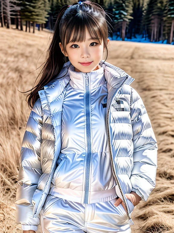 very detailed、masterpiece、Ski Resort Background、a woman in a (white down vest at northface):1.4, white puffer vest and black pants posing for a picture, model is wearing techtical vest, sportswear, sportswear, かわいいsportswear, nanocarbon-vest, white!!, white coat, tech wear women pictures, 2 techwear women, catalog photo, stylish coat for rave, full body photo, future inflatable jacket, Miko, Kim Woo
