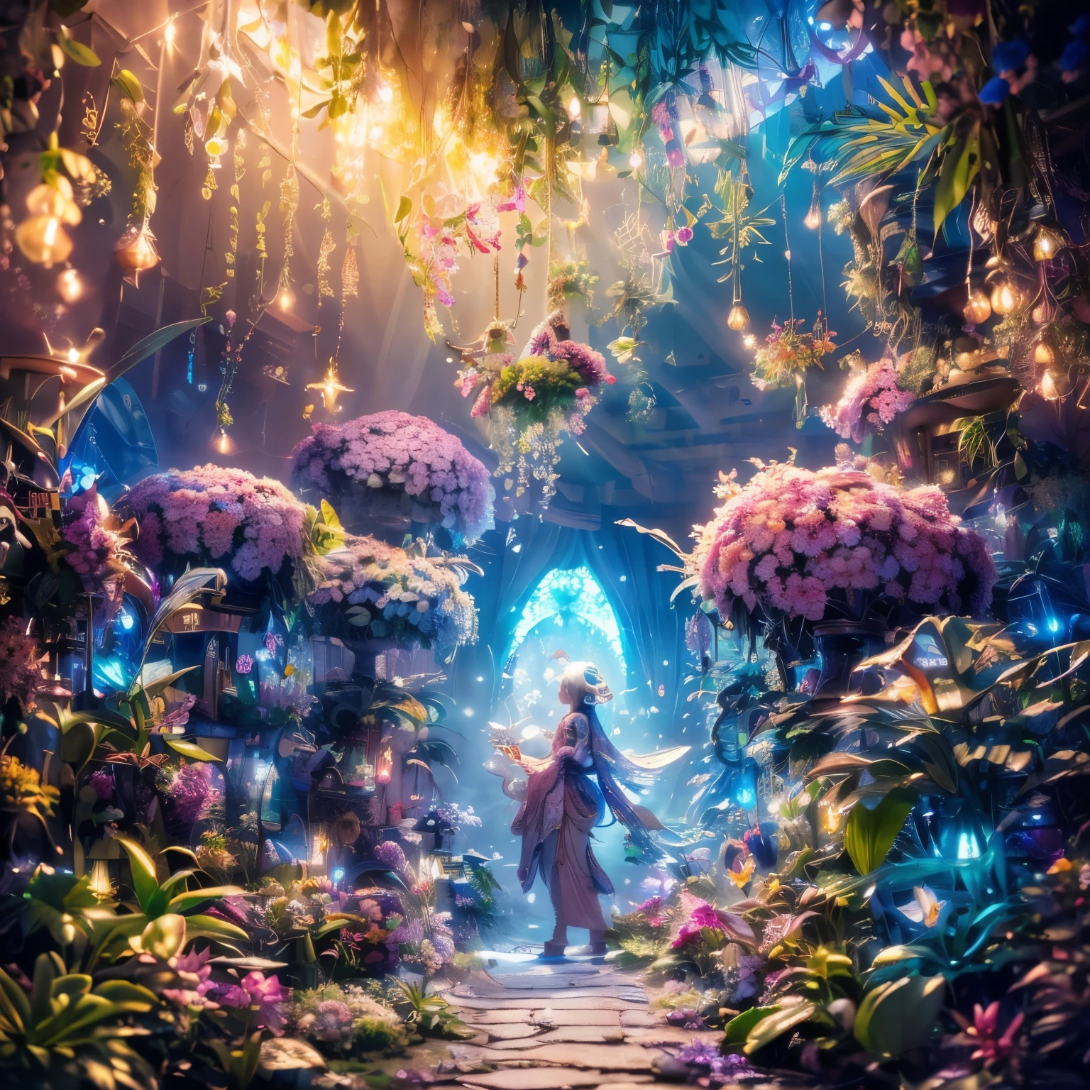 (Best quality at best, 8K, A high resolution, tmasterpiece:1.2), ultra - detailed, (actual, realistically:1.37), vibrant with colors, magical ambiance, Whimsical, (((muscular men flower, an epiphyllum, an extremely beautiful bright flower, indescribable beauty, a transparent and luminous flower))), (Ghibli-like colours, first-person view, UHD, masterpiece, ccurate, anatomically correct, textured skin, super detail, high details, high quality, award winning, best quality, 8k))), Surreal, Psychedelic, Complicated details, Beautiful texture, Ethereal, like a dream, Soft glowing light, Charming Patterns, fantastical creature, Hidden surprises, dreamy night-blooming cereus, Surreal color palette, Mystic aura, hyper realisitc, Enchanting journey, psychedelic trip, vivid imagination, immersive experience, mysterious flower, otherworldly charm, glowing paths, Light up the magical flowers, surreal sky, Whimsical plants, a magical encounter,Fascinating artwork, handsome, large cock, sexy