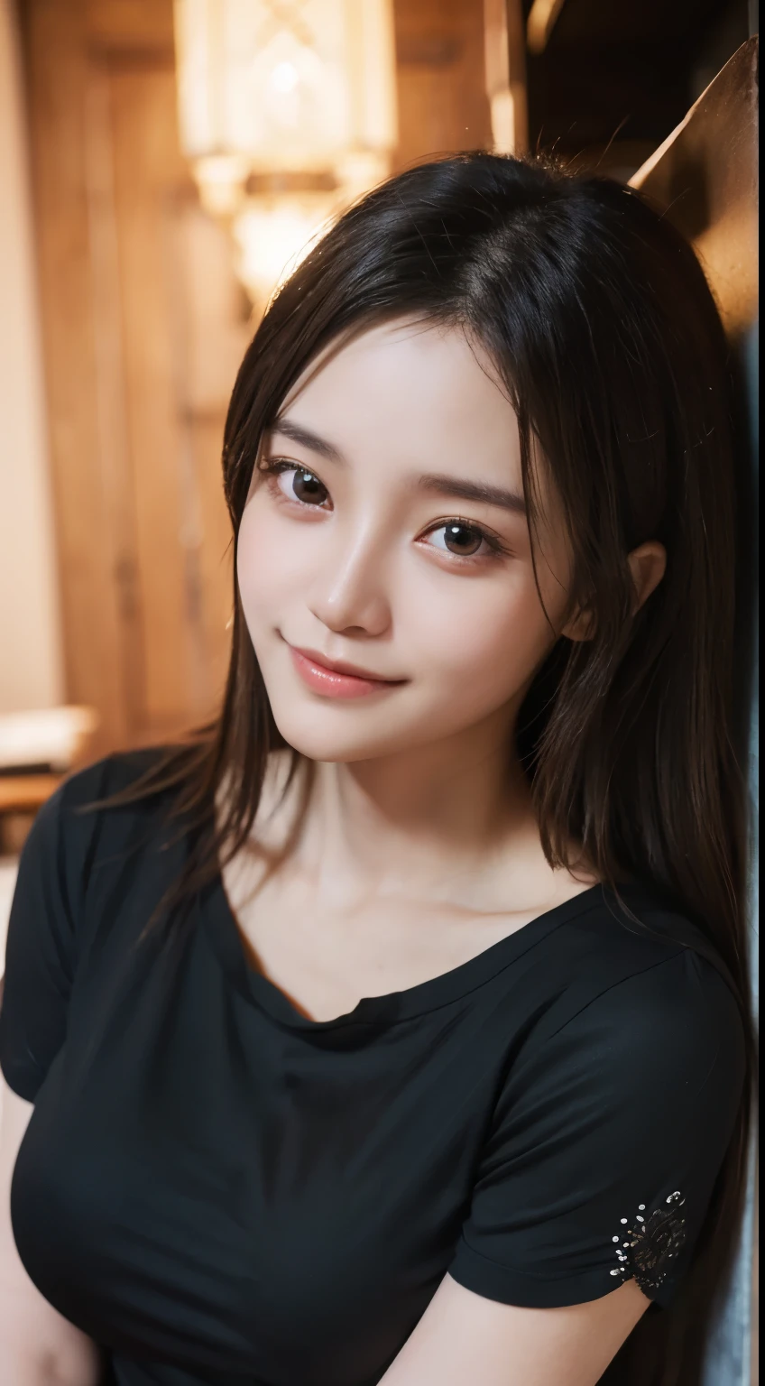 Tabletop, highest quality, shape, Very detailed, finely, High resolution, 8k wallpaper, 完璧なダイナミックな構shape, Beautiful and exquisite,ランダムなcute髪,,Natural color lip, Bold sexy pose,smile、20-year-old girl、cute、Looking into the camera,Always blur the background,Perfect and beautiful face,Slim face and figure,Big eyes、Putting on gal makeup,Small face,Shooting from below、smile,Blurred Background,Elegant feminine face、Cyberpunk Fashion、smile、Change pose randomly、Randomly change the shooting angle and position、Dance、Get on all fours