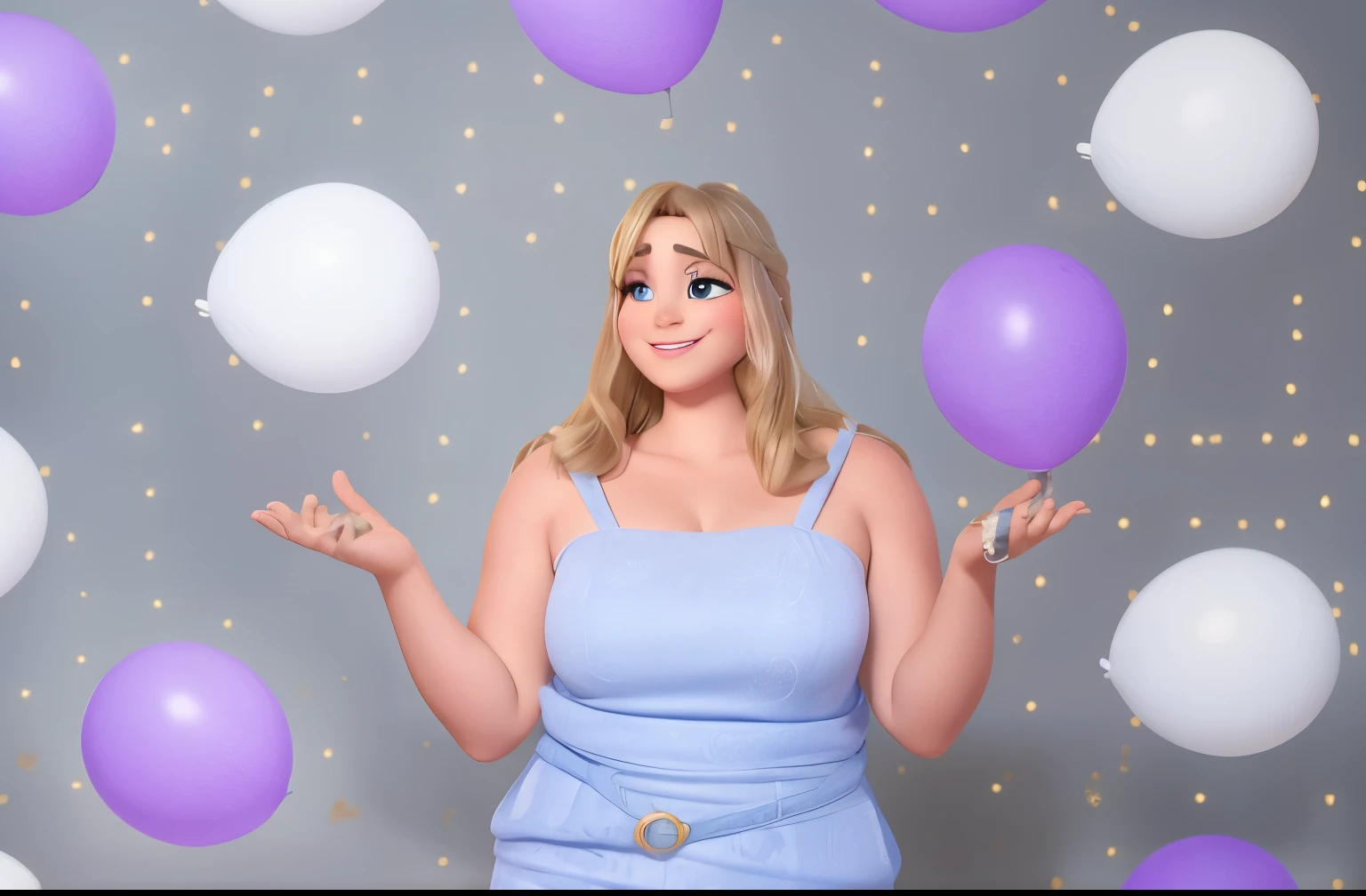 Uma mulher branca estilo Disney pixar, alta qualidade, melhor qualidade